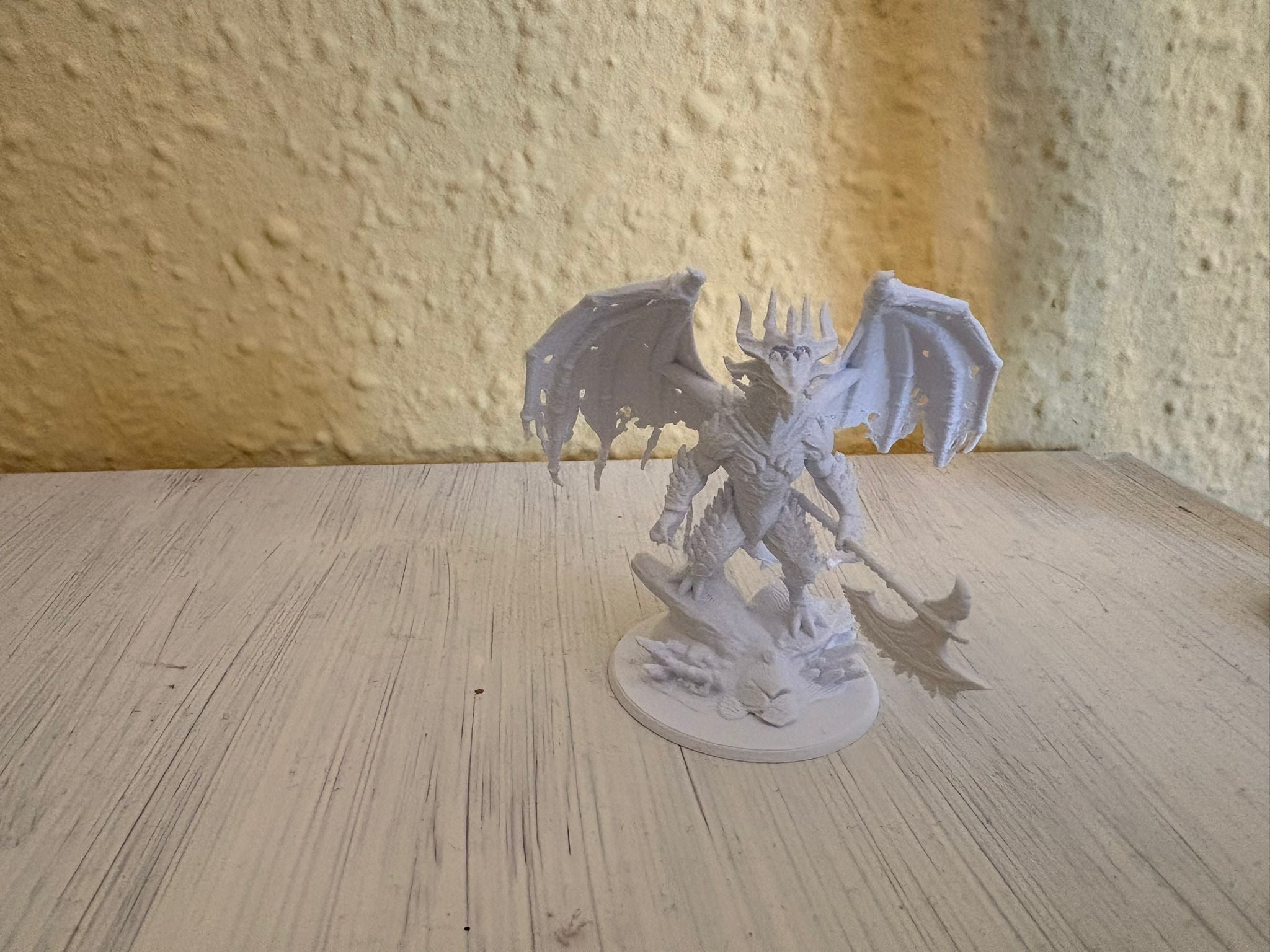 Infernal Draconic Warrior - 60mm D&D Miniature