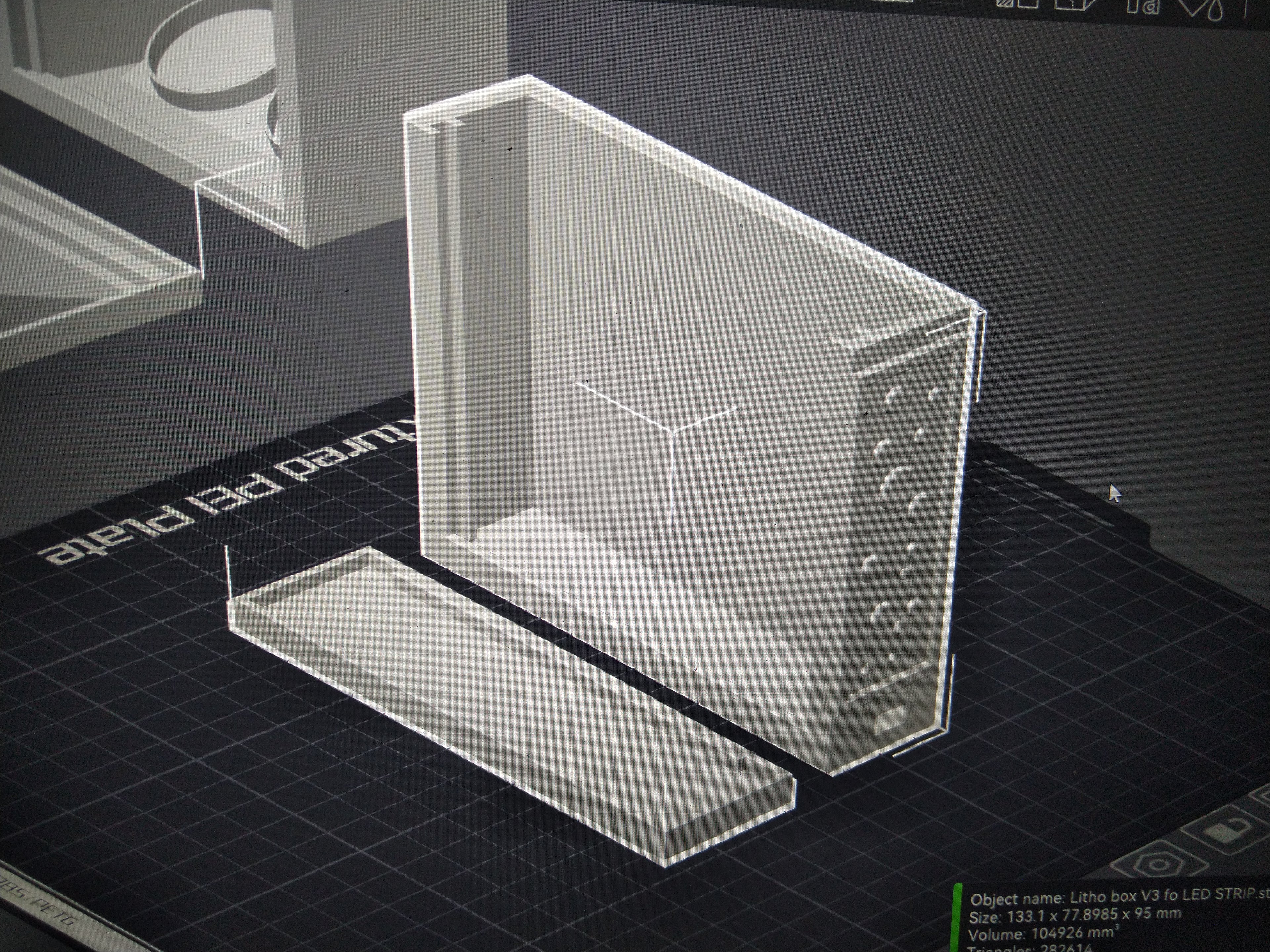 Lithopane Frame Box V3 for LED STRIP