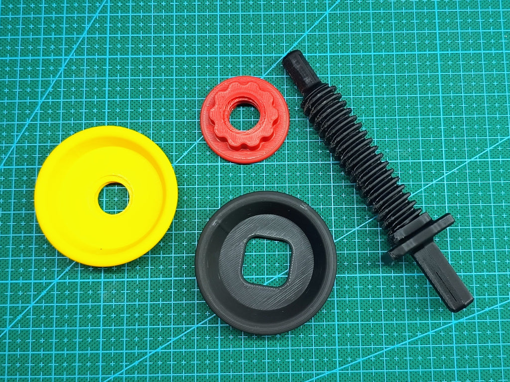 Spool winder for cordless screwdriver