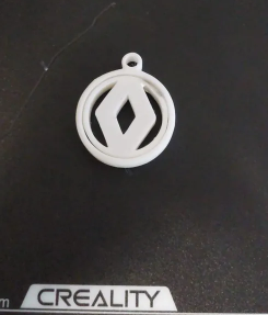 Renault Old Logo Gyro Keychain gimbal 1992 - 2021
