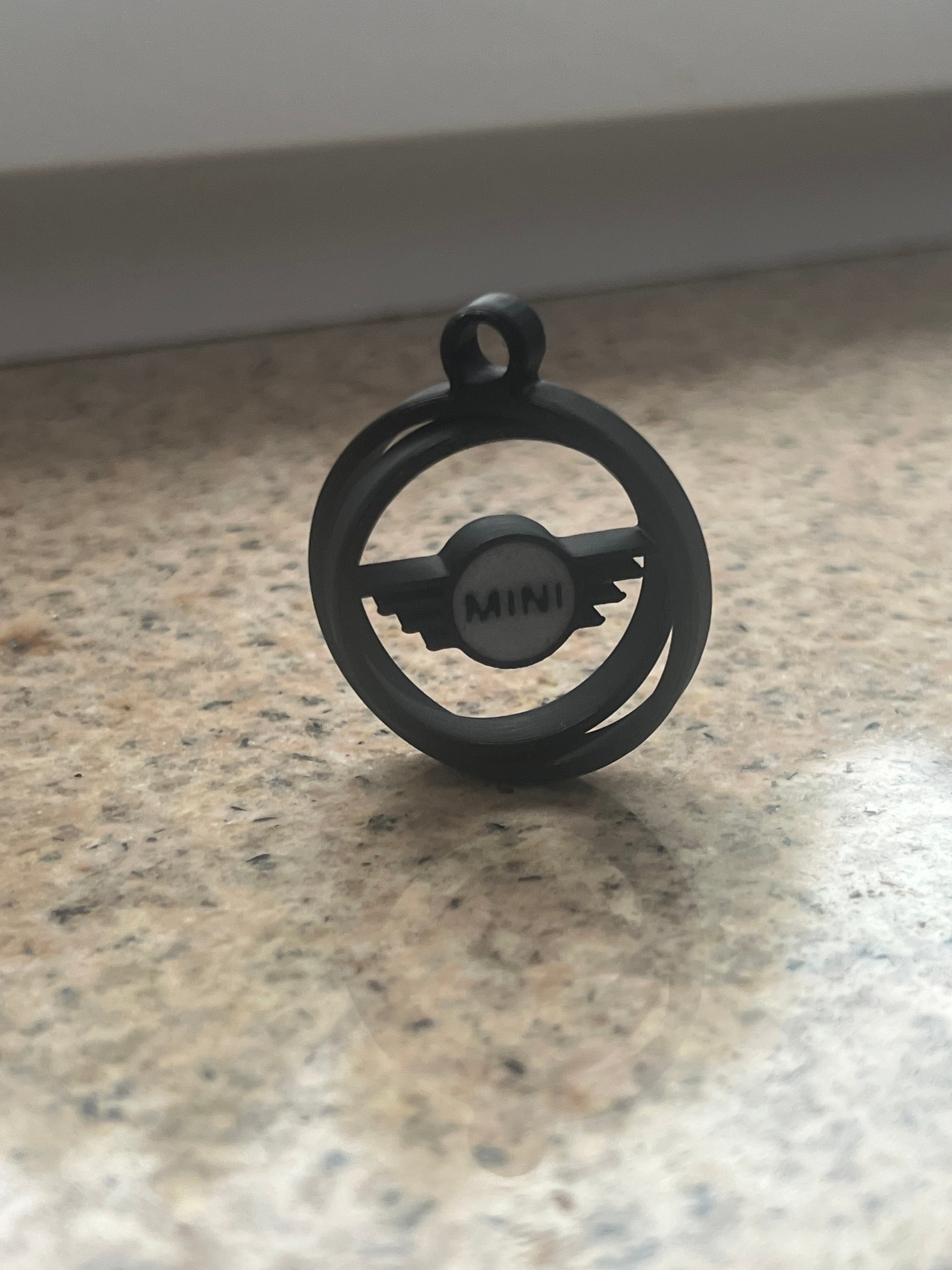 Mini cooper gyro keychain