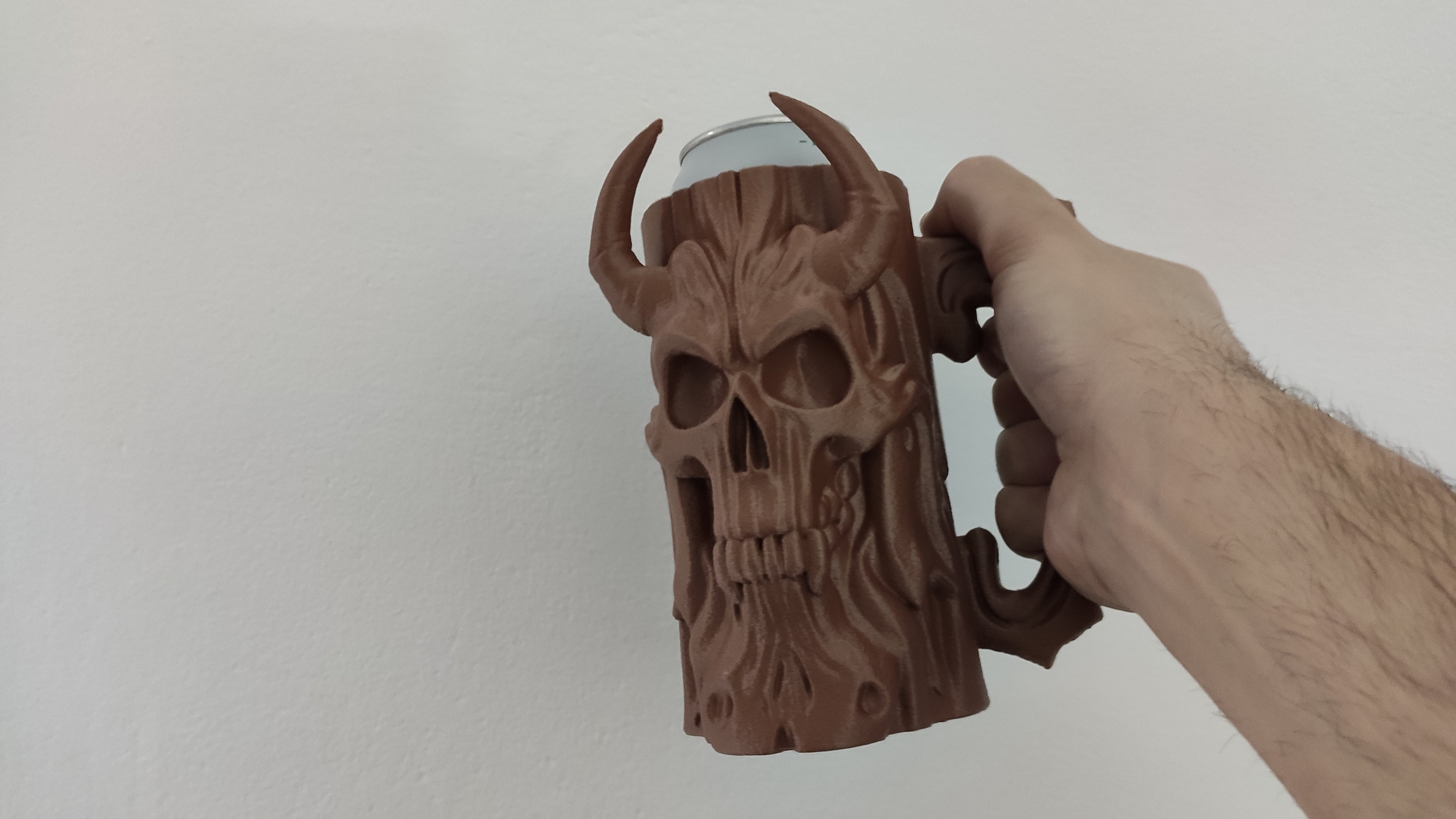 Tree Demon Skull Can Holder (0.5L+0.33L)- Beer Mug