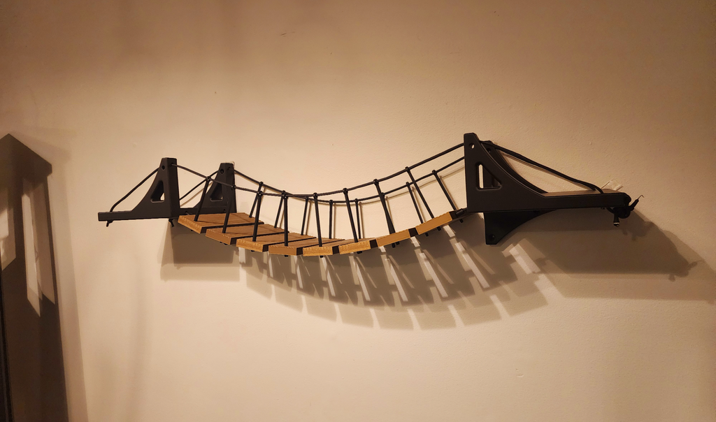 Heavy-Duty Cat Suspension Bridge (Wall Mounted)