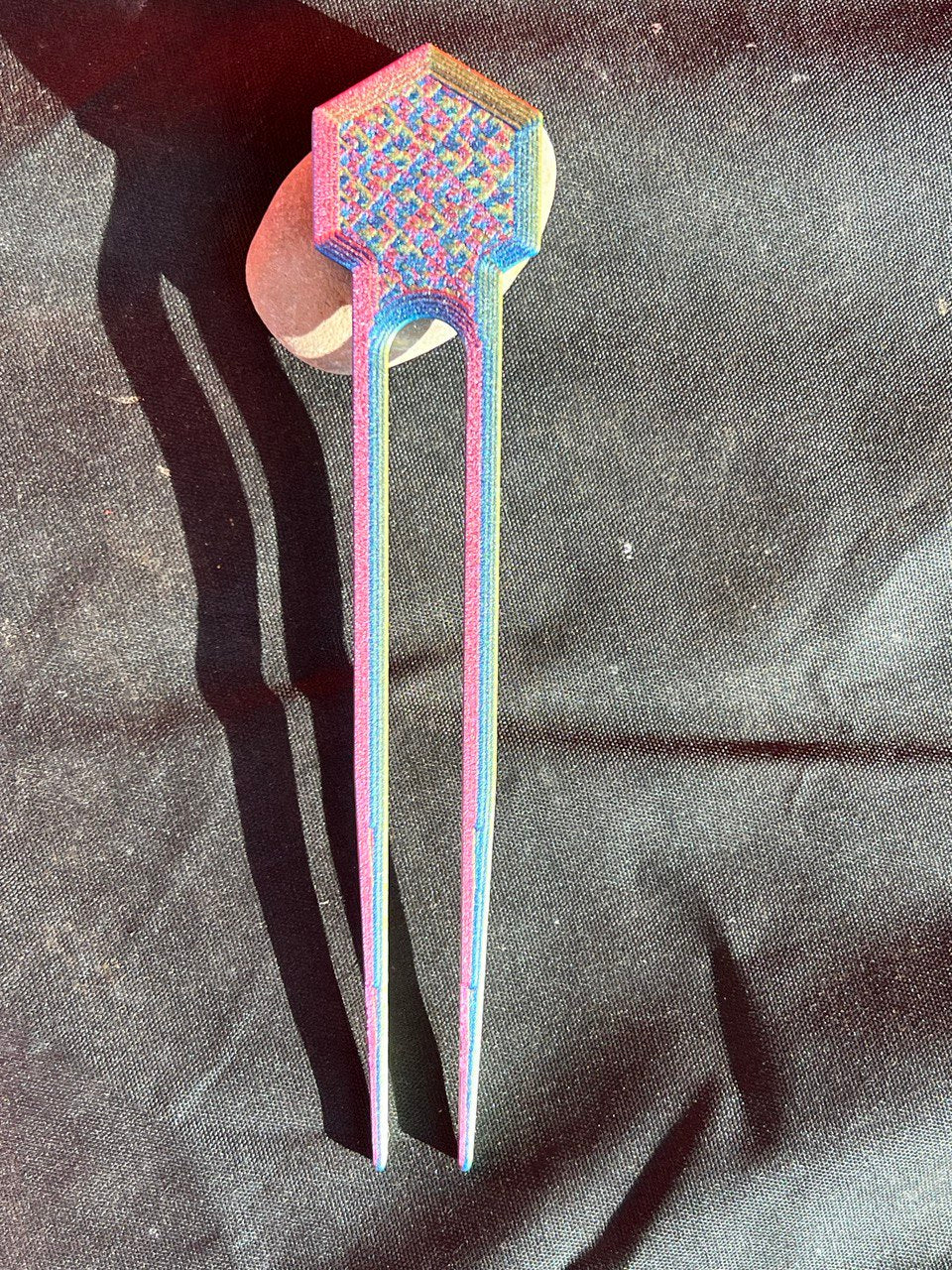 hair sticks, basic geometric shapes