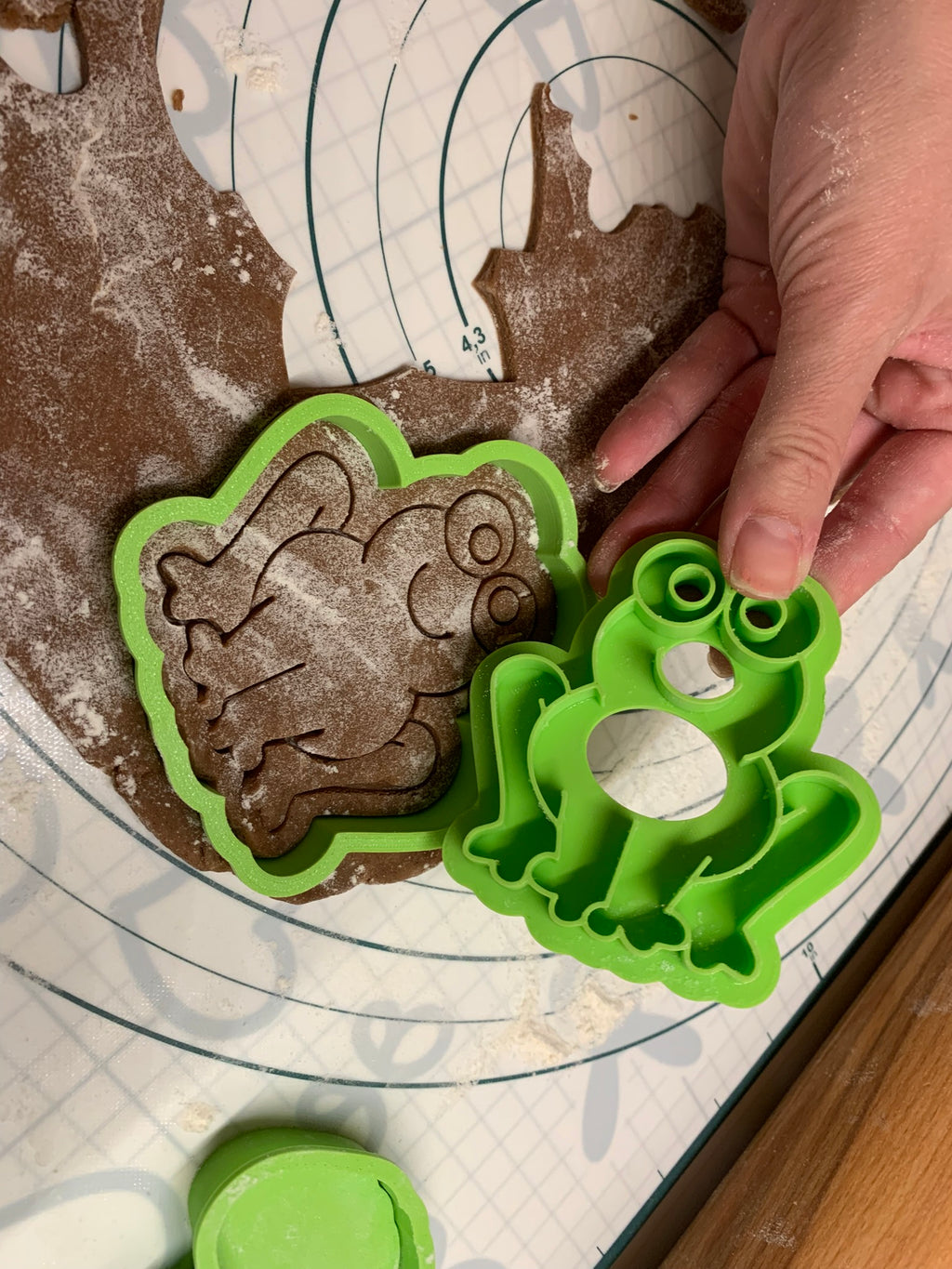 Frog cookie cutter