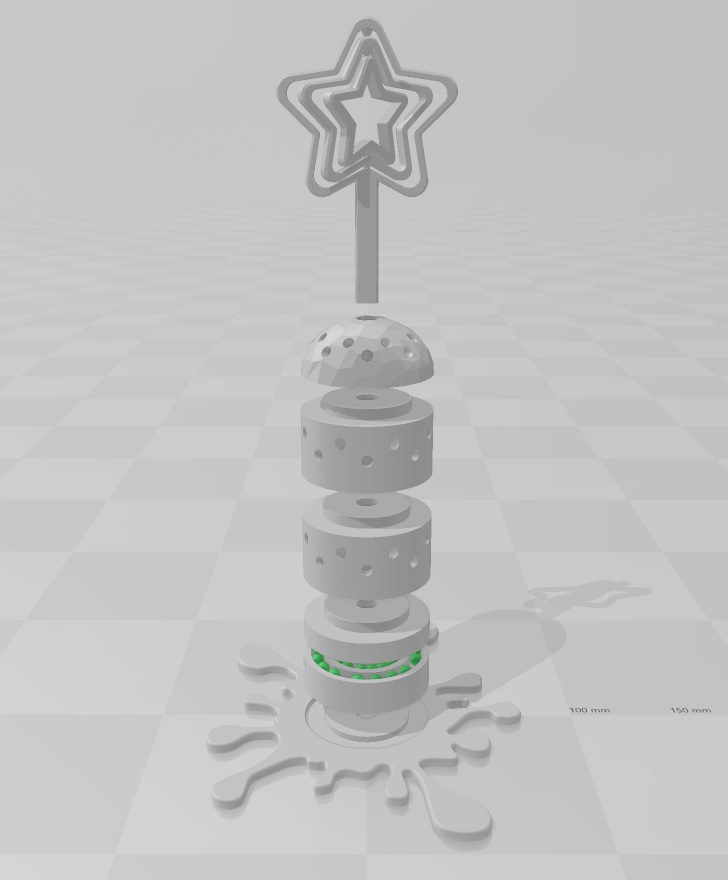 LOLLIPOPS STAND TOWER HOLDER MODULAR BRICKS