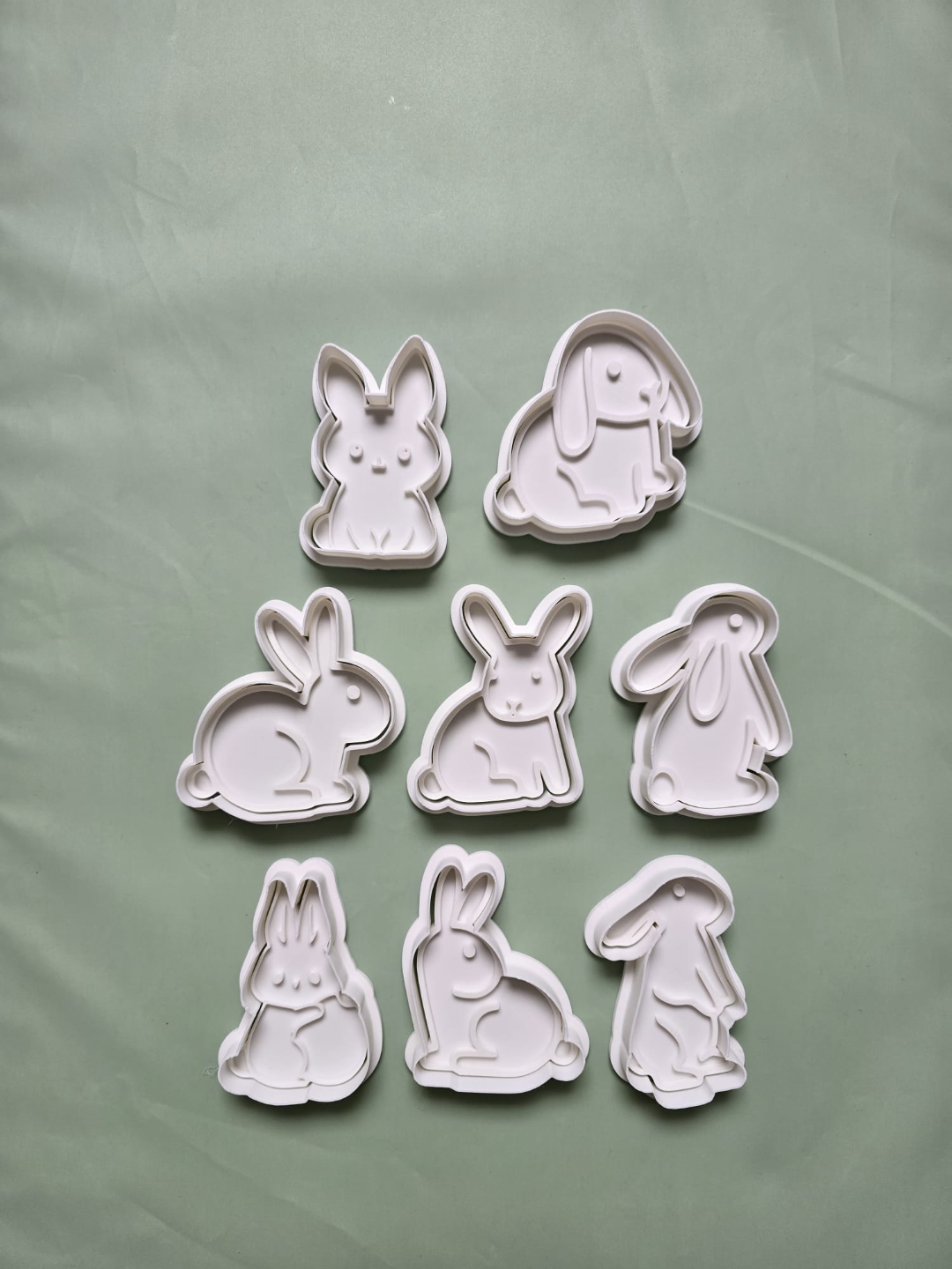 Cute Easter Bunny Rabbit Cookie Cutter Playdoh