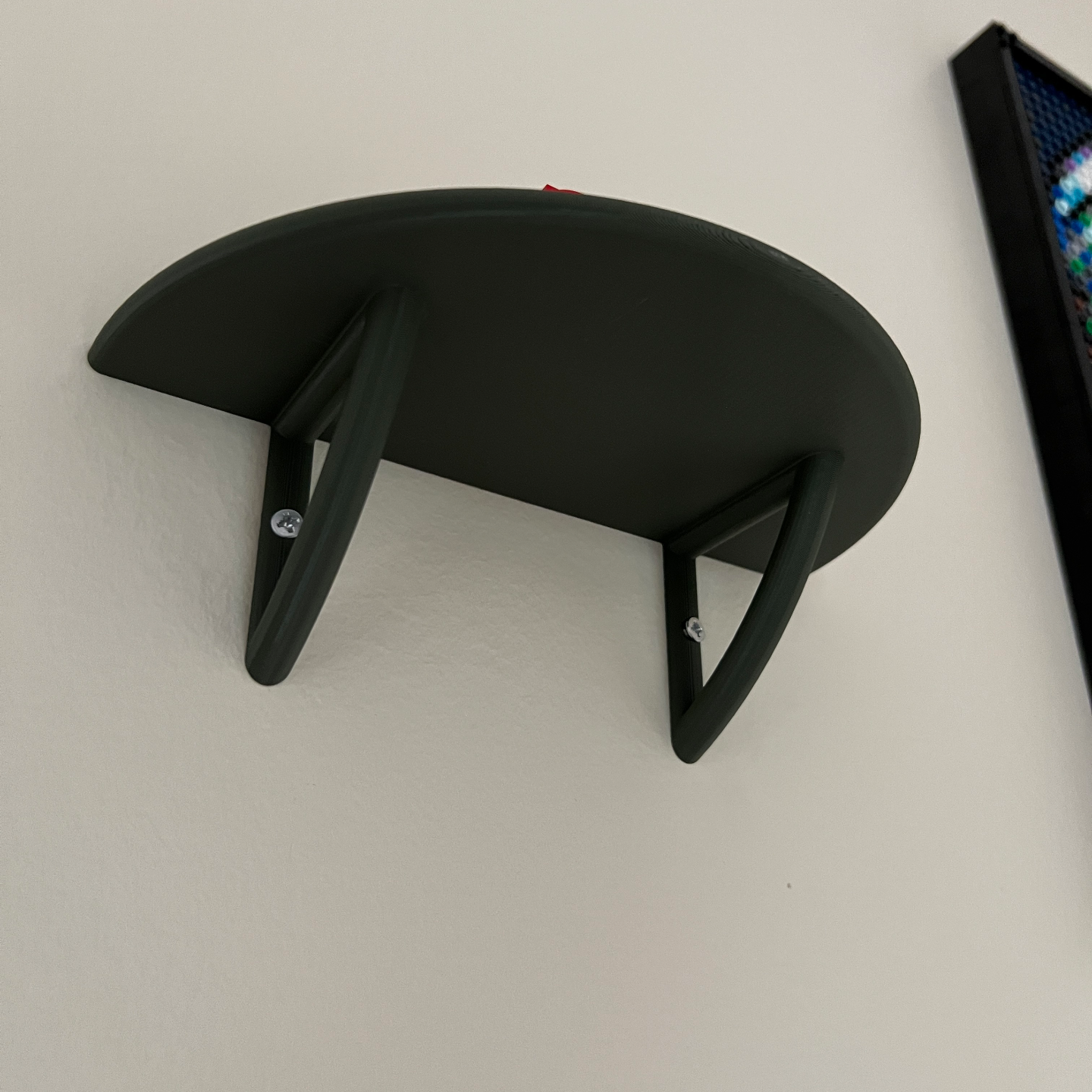 Simple Round Shelf - Wall Mount with 2 screw holes