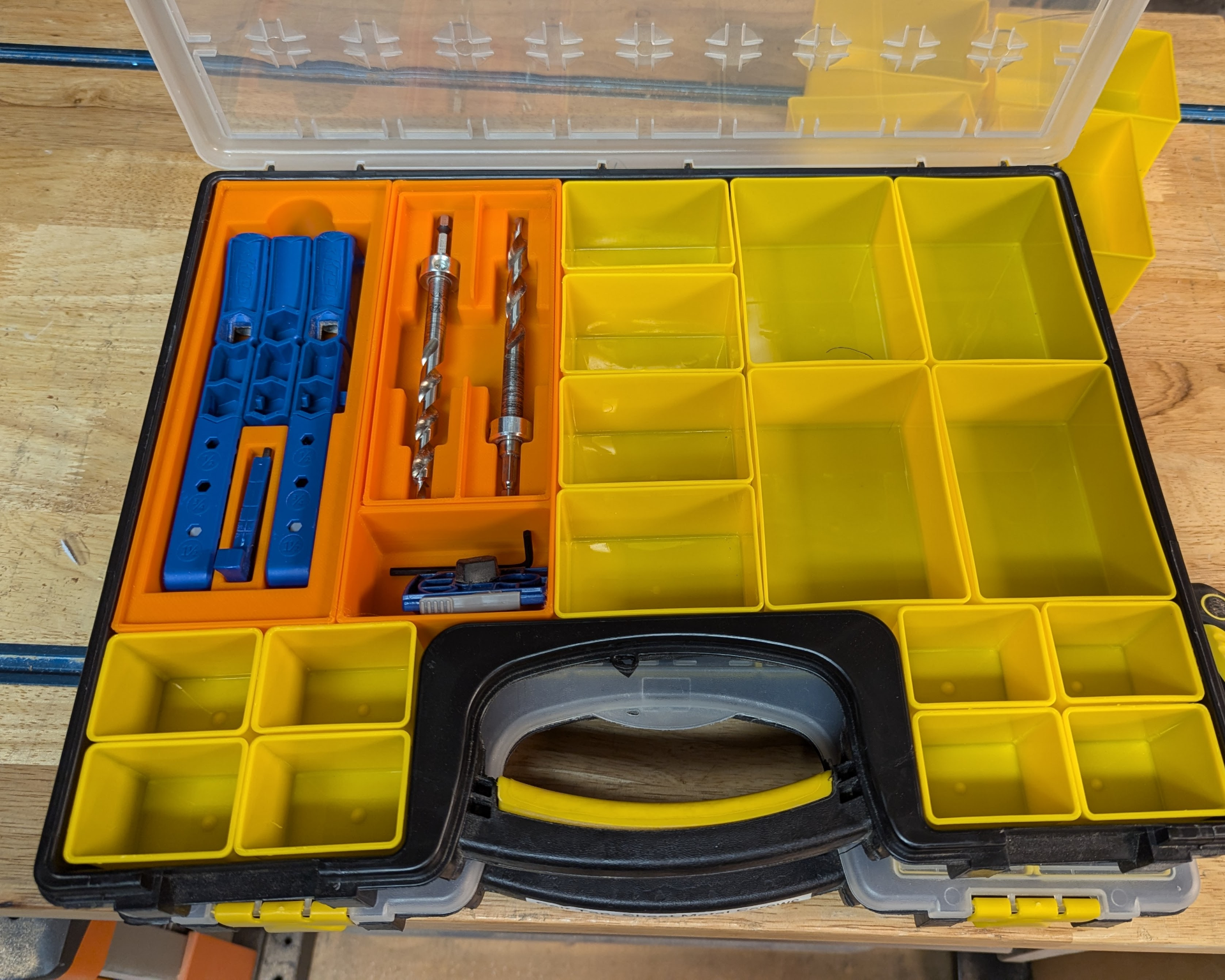 Kreg 320 Jig Bin for Harbor Freight Parts Case