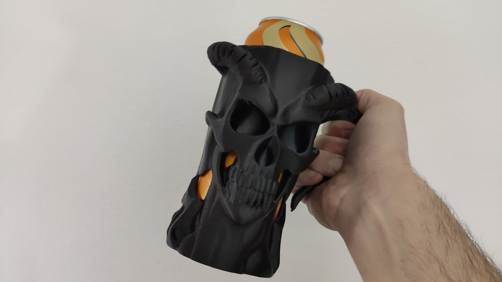 Longhorn Demon Skull Can Holder (0,5L cans)