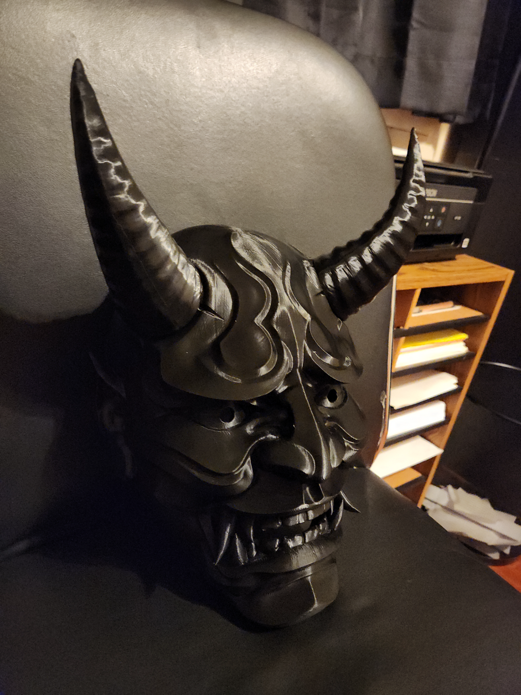Traditional Japanese Hannya Oni Mask