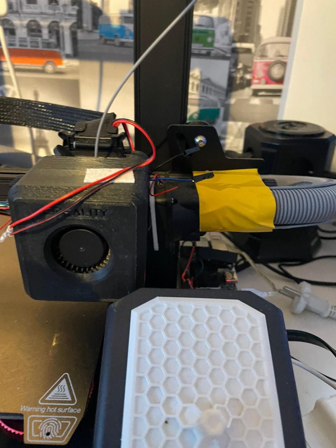 ender 3 s1 fan duct with coupling mechanism