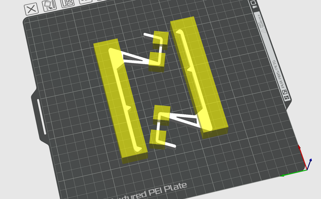 Airplane tray table device holder, 2 sizes