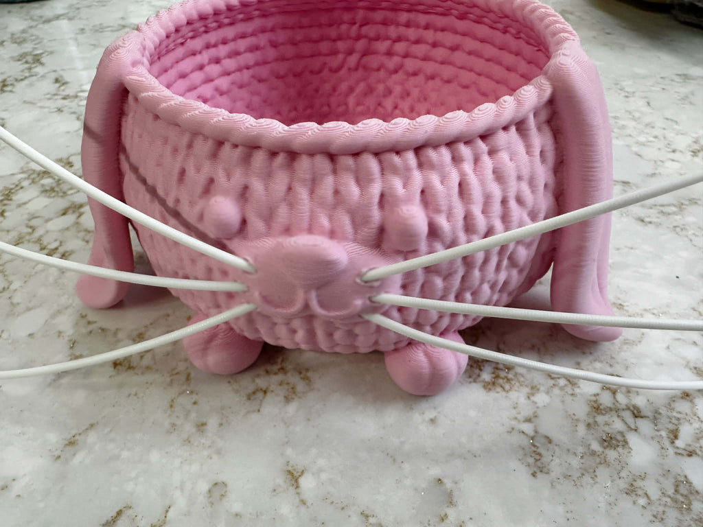 Knit Bunny Candy Bowl