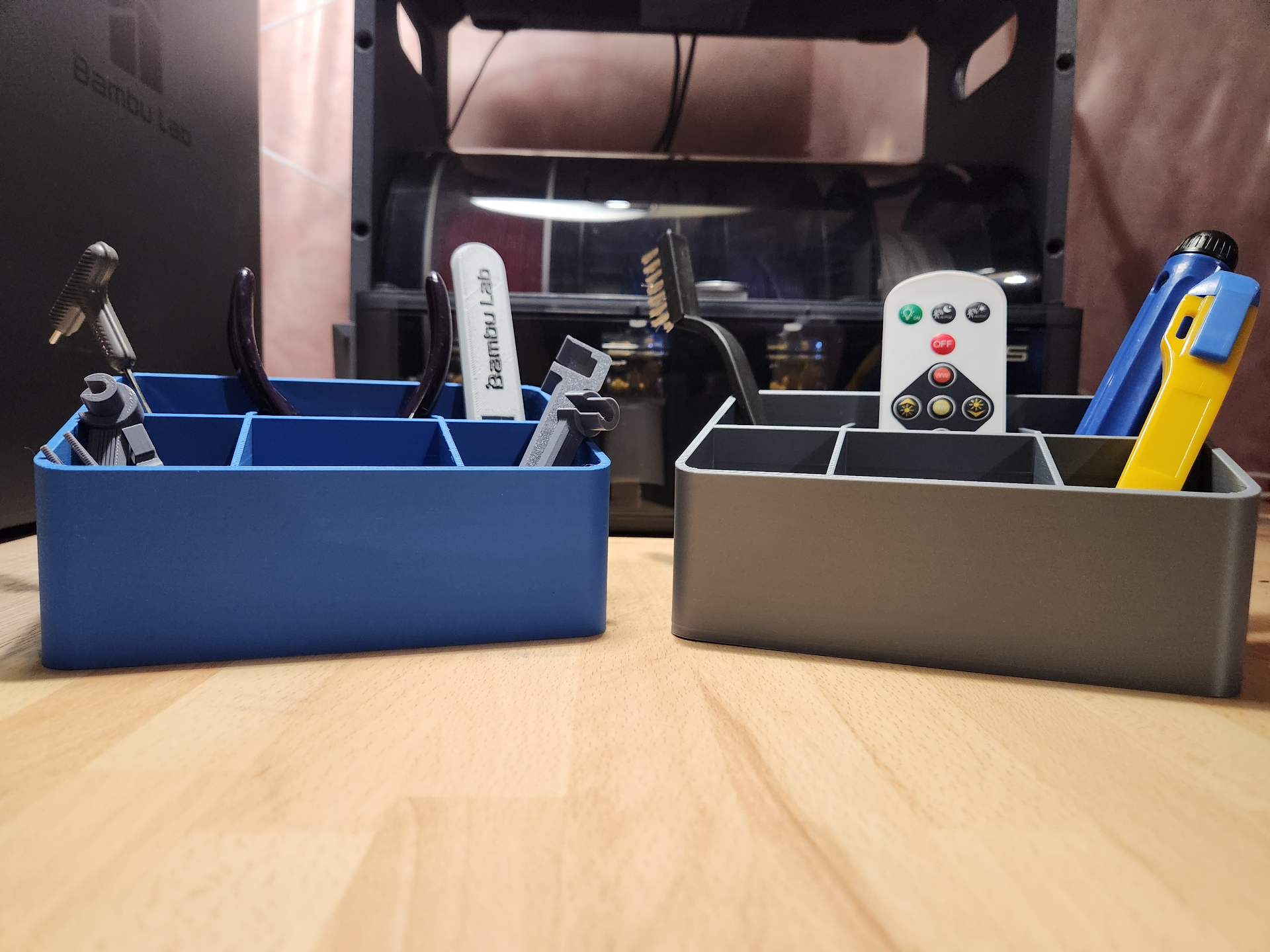 Printer Desk Organizer, Tool+Pen Organization v2