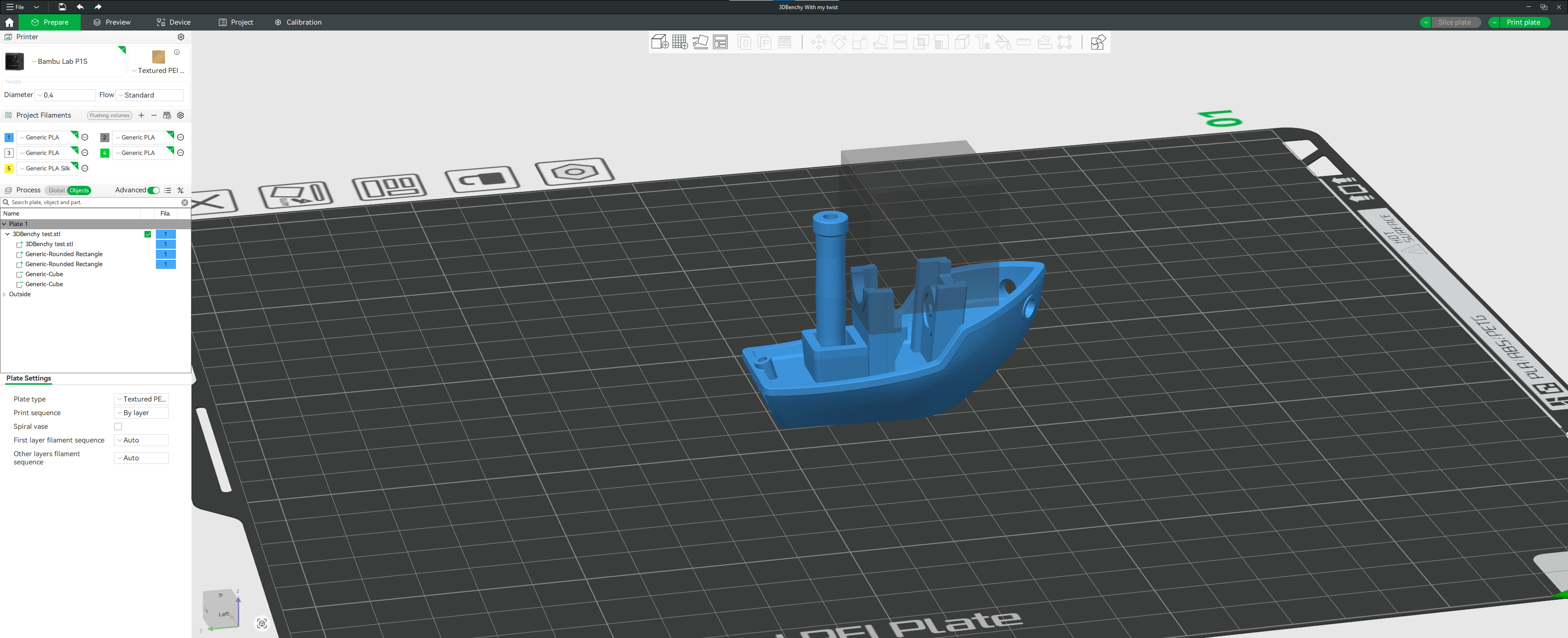 Open top Benchy
