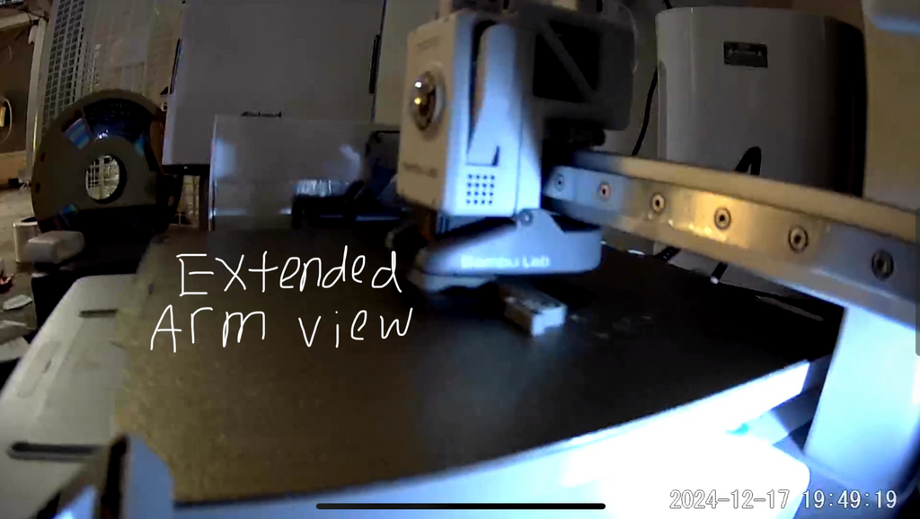 Bambu Lab A1 Wyze Cam OG Mount Extended