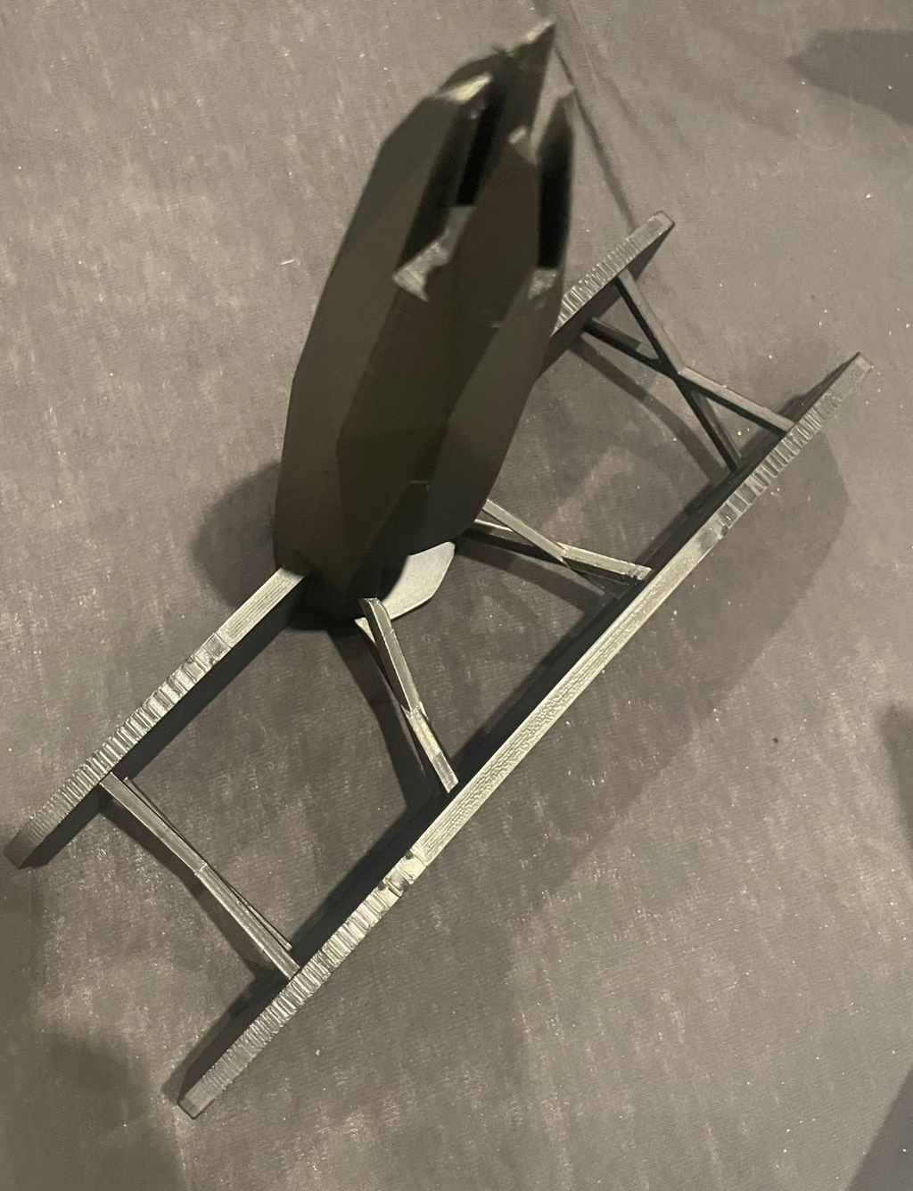 Biplane for small plushies with wallmount