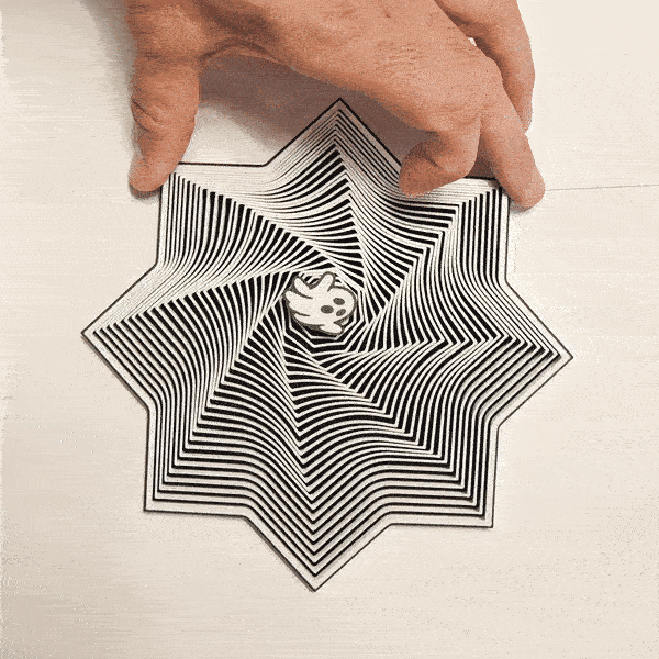 Fidget Spiderweb Twist XL with 6 Halloween pins