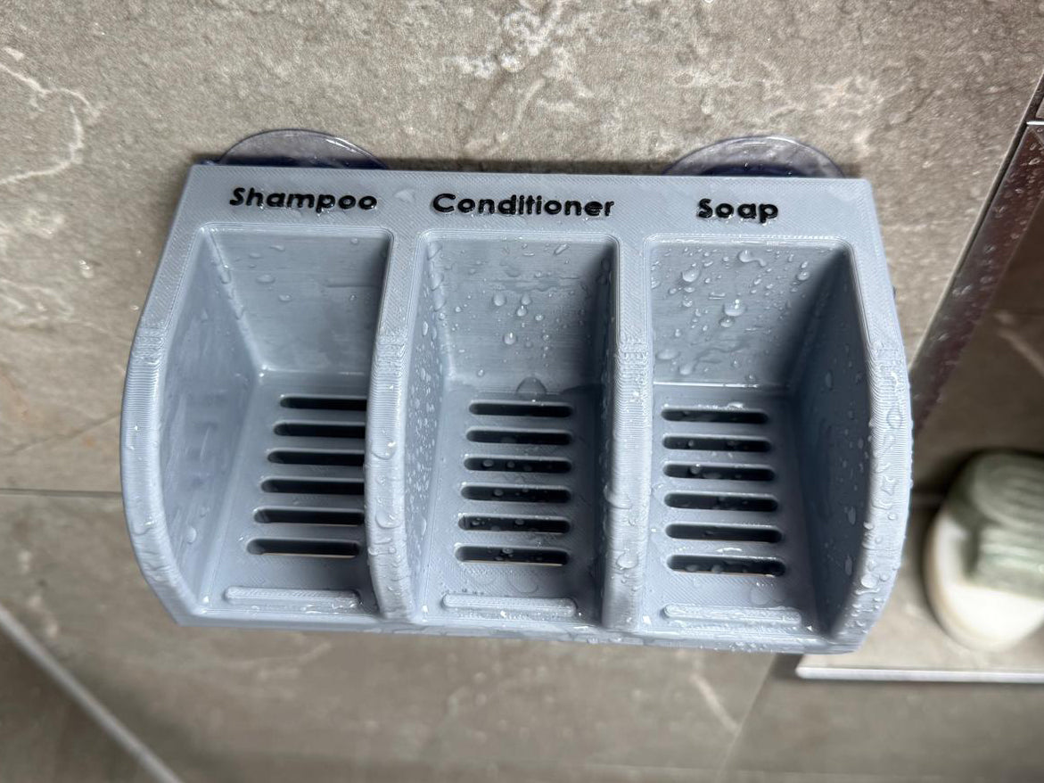 3 part Soap dish