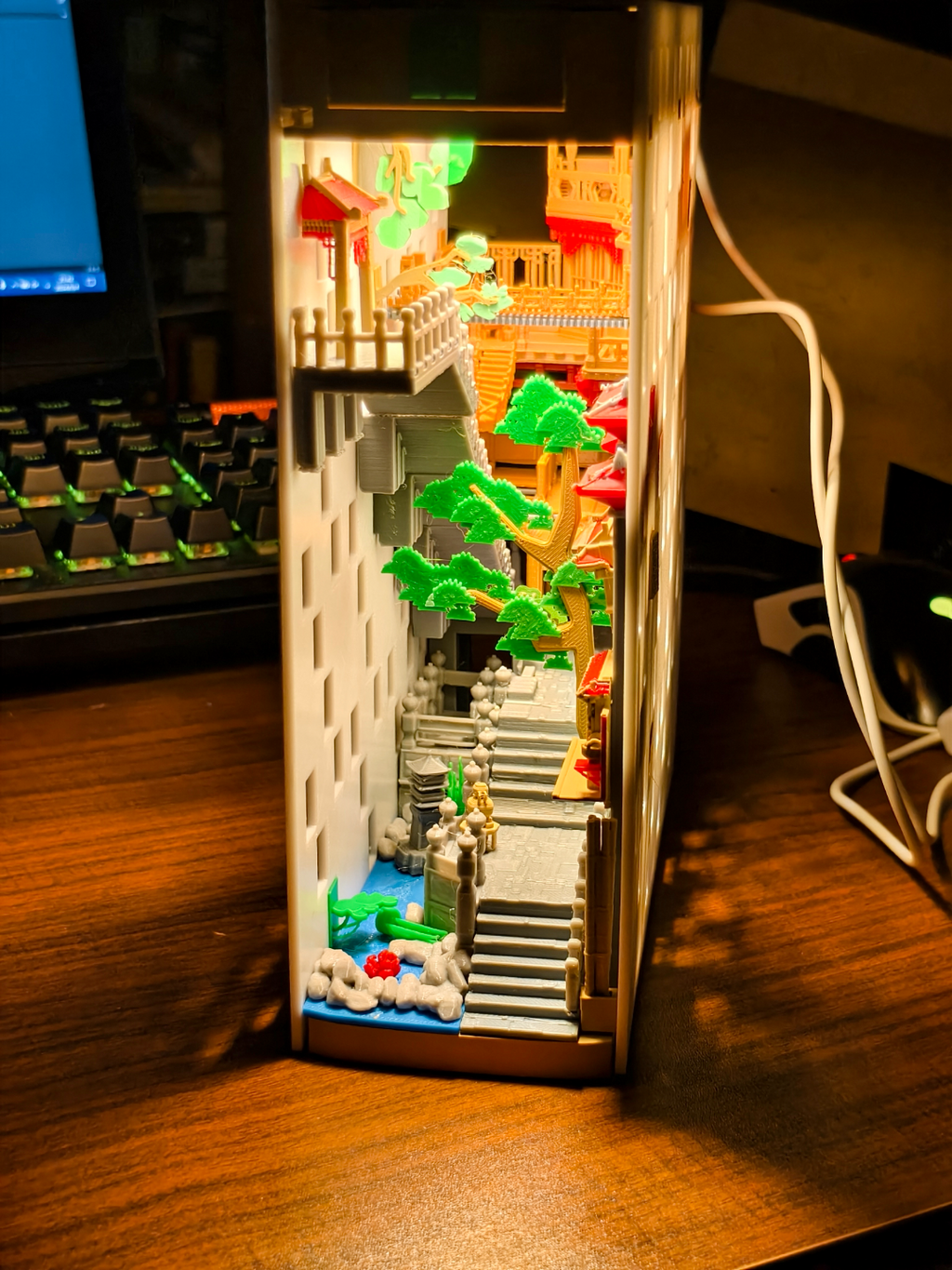 曲水街建筑书立/模型(Qushui Street Bookstand/Model)
