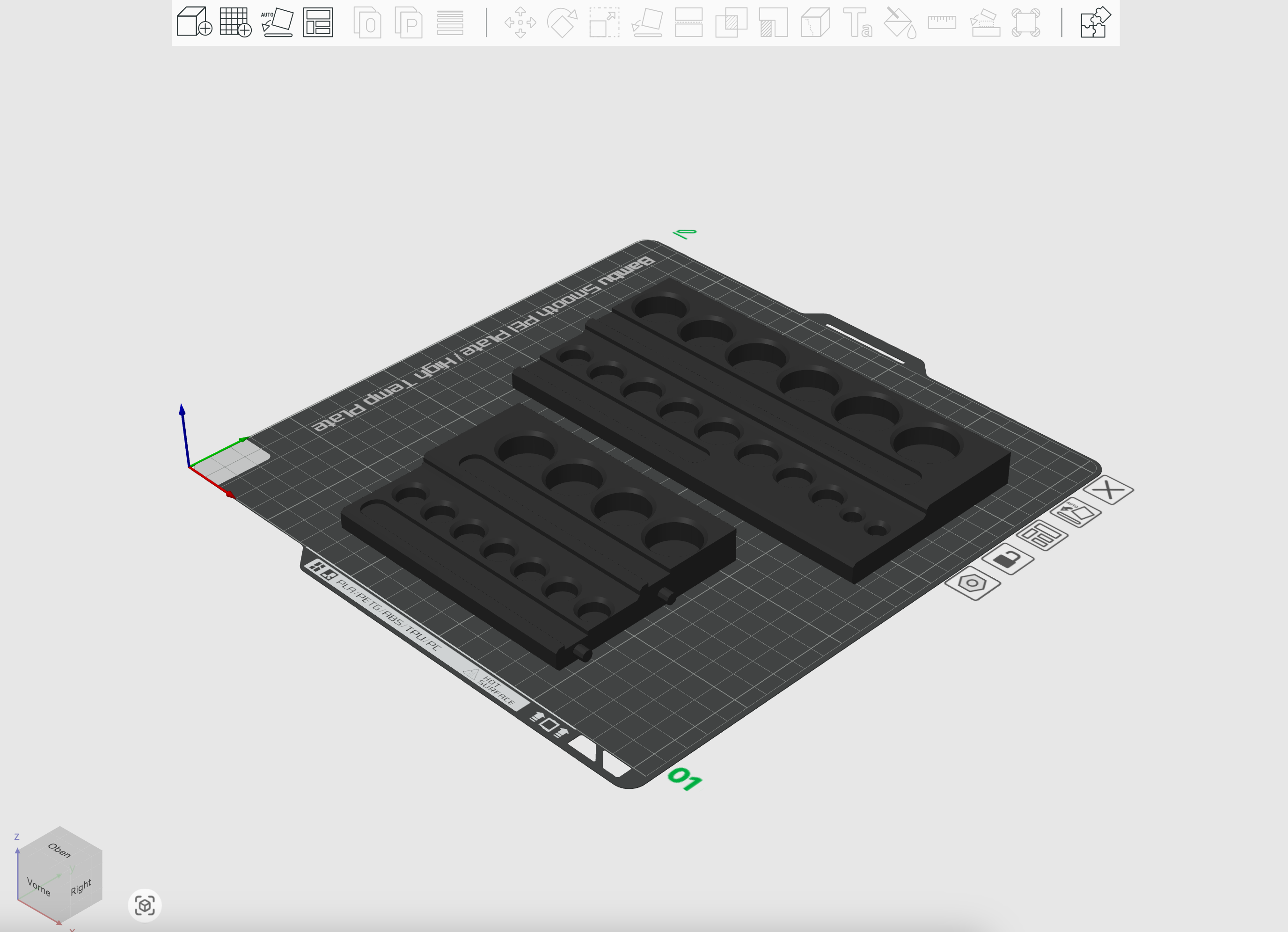 Multiboard Ablage für Steckschlüssel