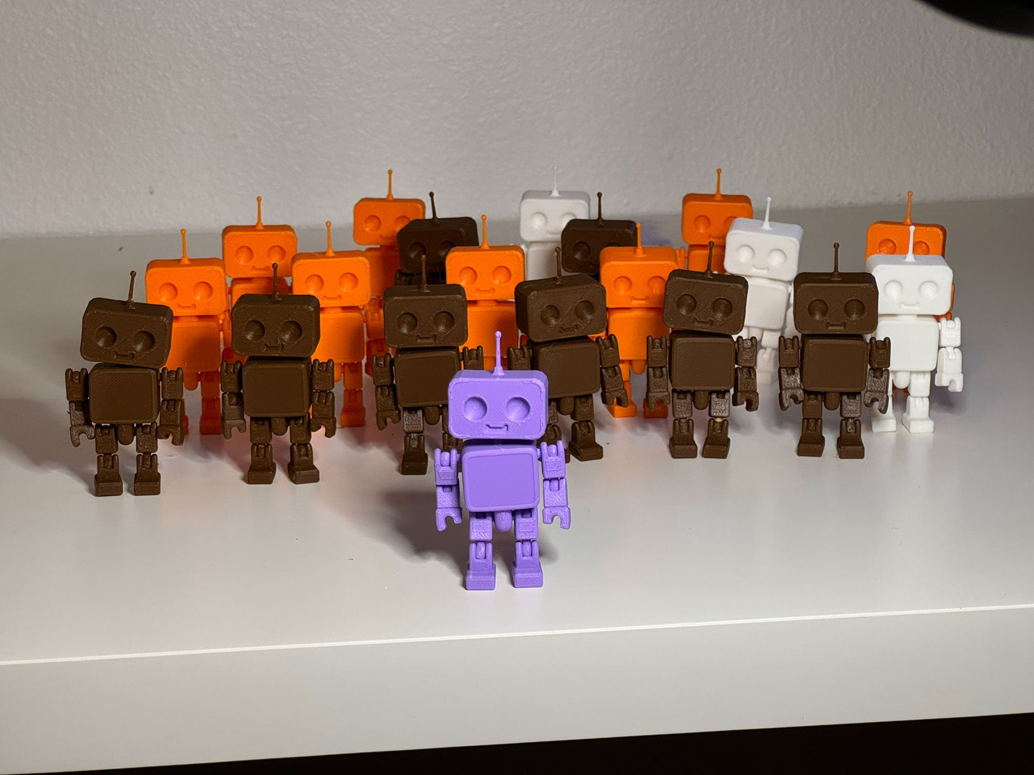 Cute Robot with Articulated Limbs and Head