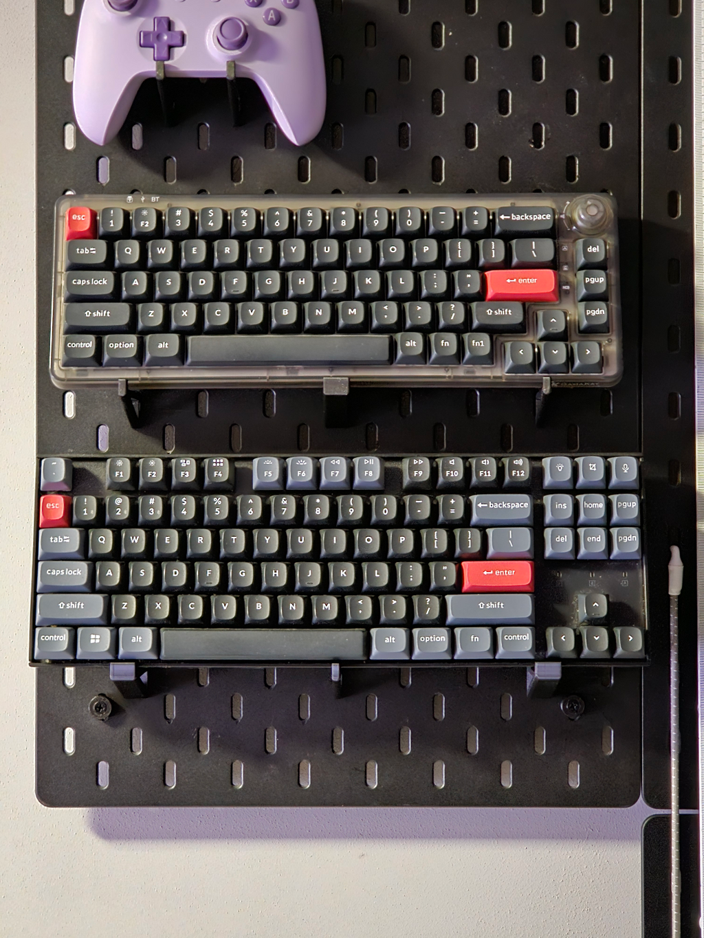 IKEA Skadis Keyboard hook