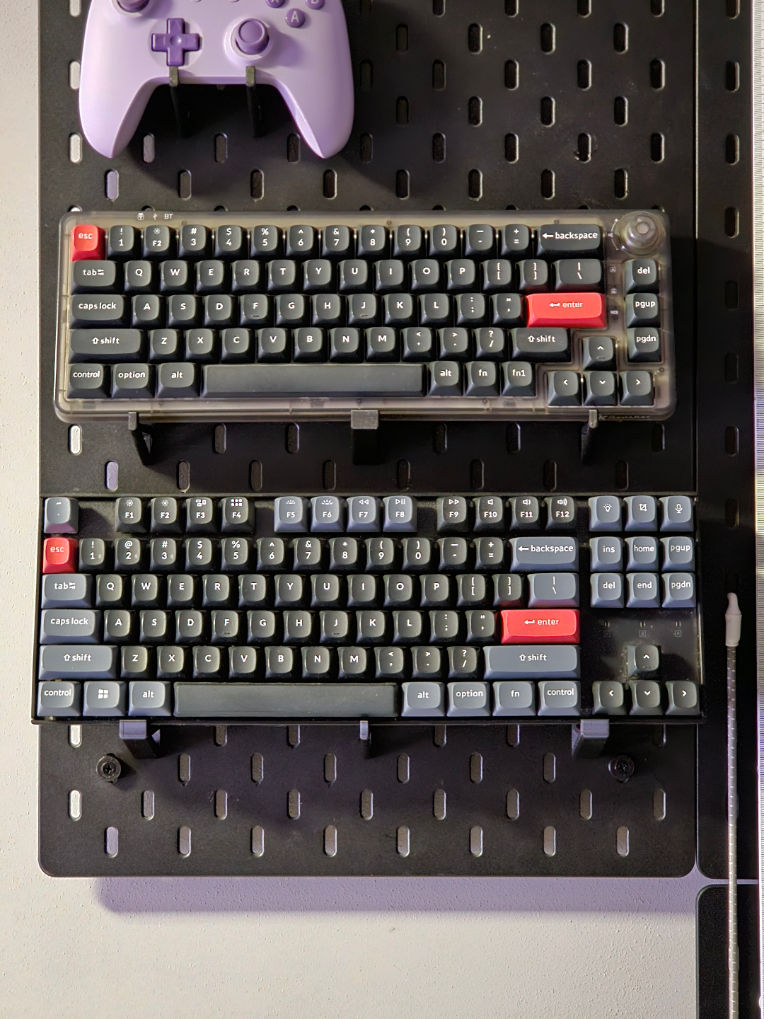 IKEA Skadis Keyboard hook