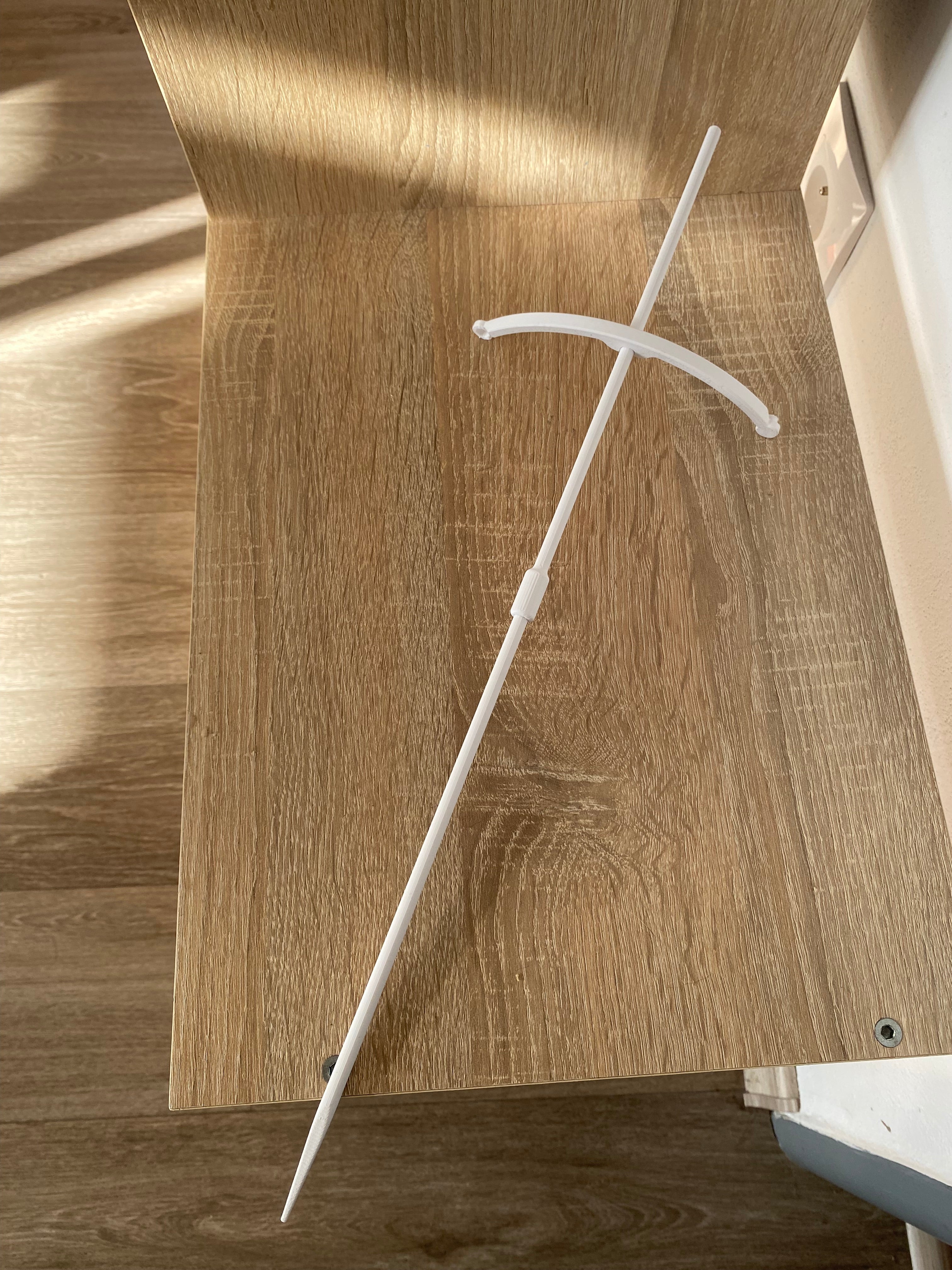 Flower support poles