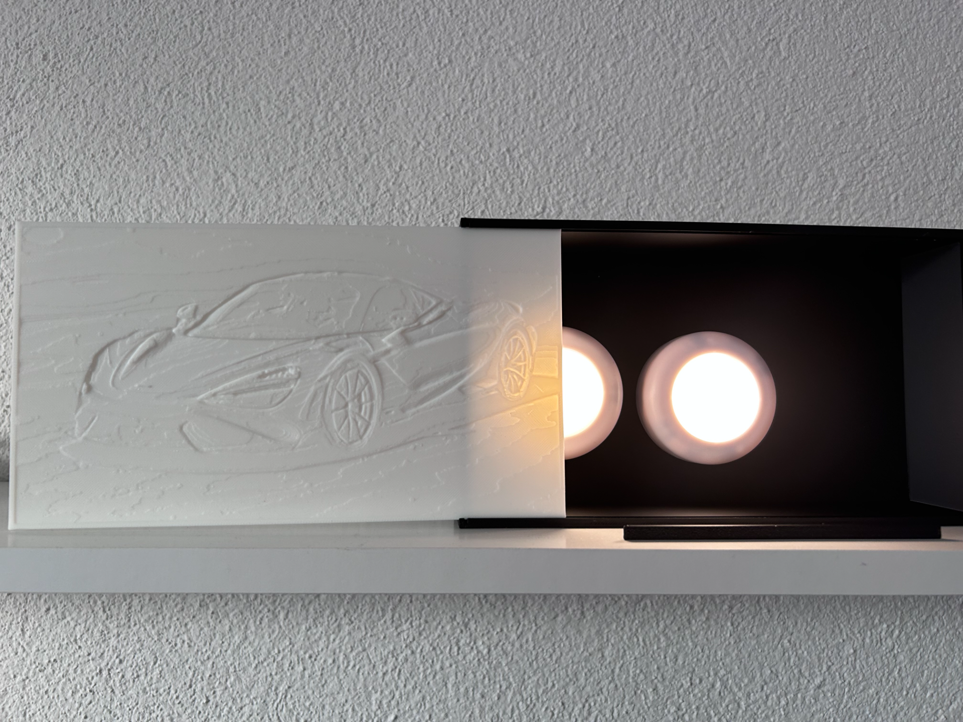 Mclaren 765lt car Light picture (Lithophane)