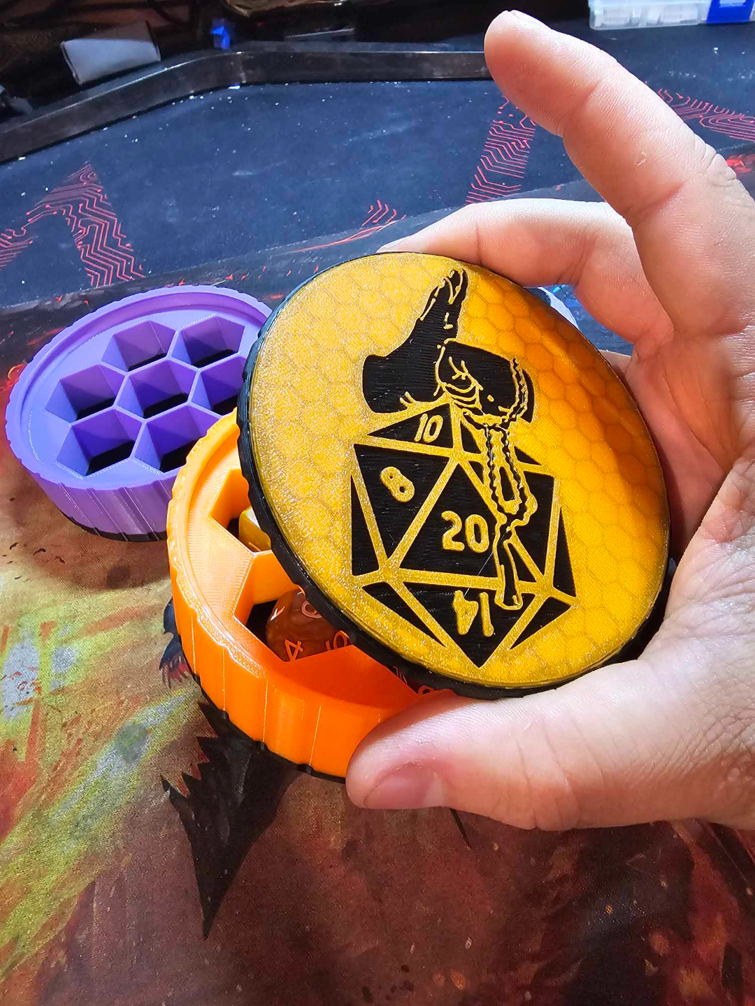Monk's Sanctuary Dice Box with screw top lid