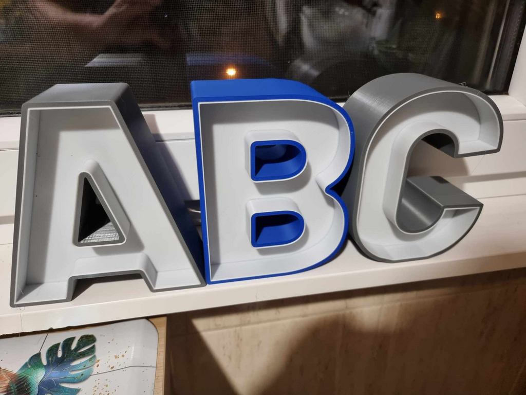 LED LIGHT SIGN LETTERS NUMBERS