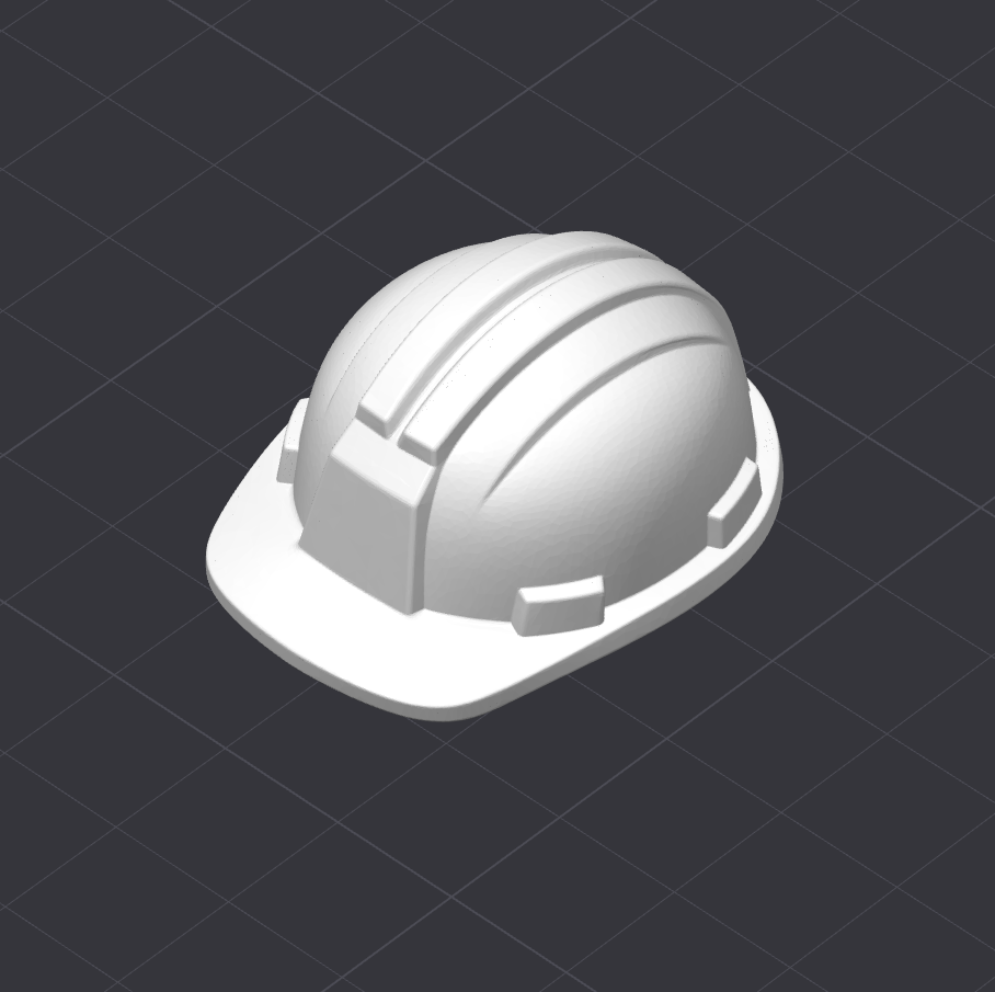 Capacete de construção civil