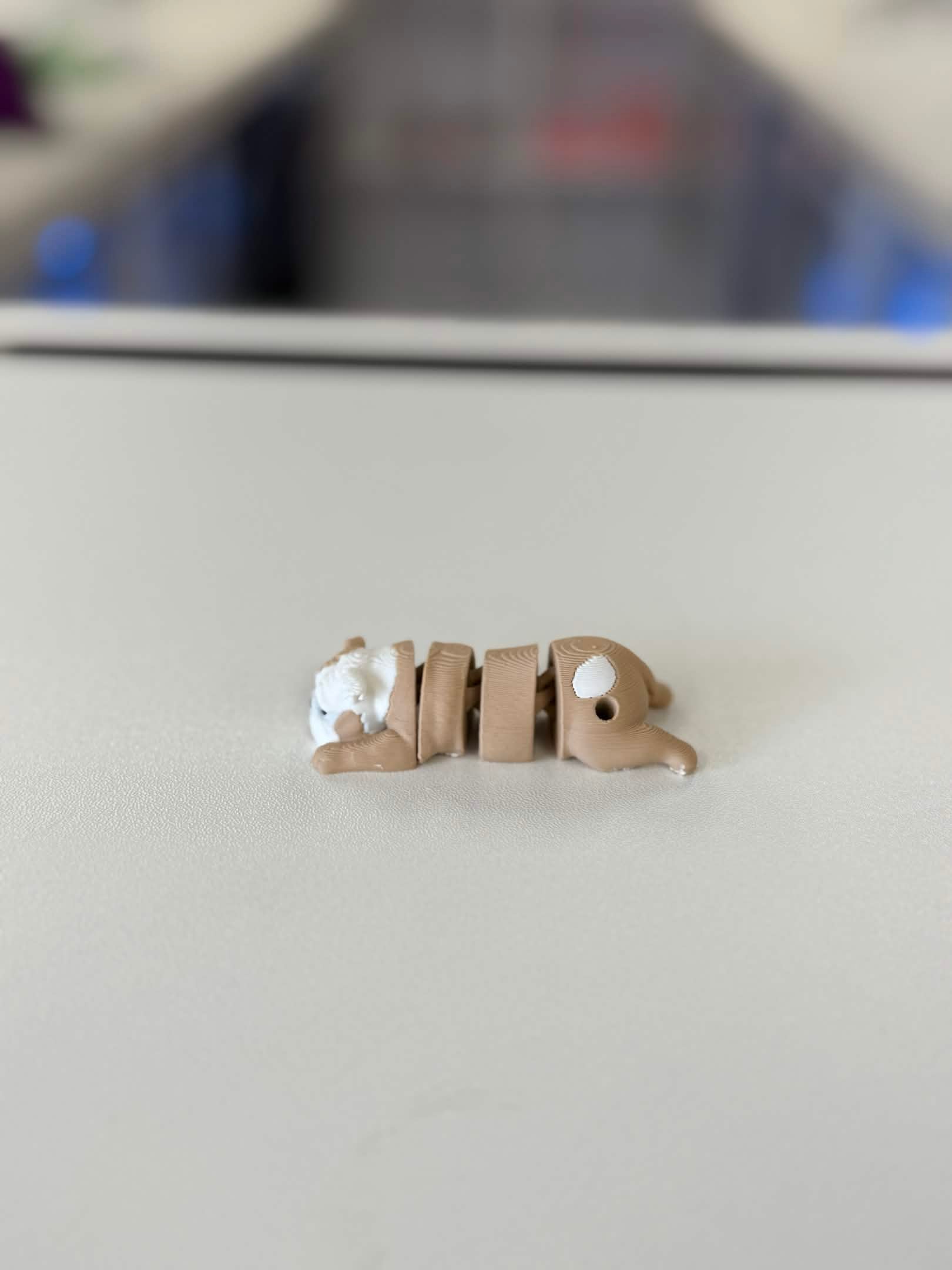 Bulldog Flexi Keychain (AMS)