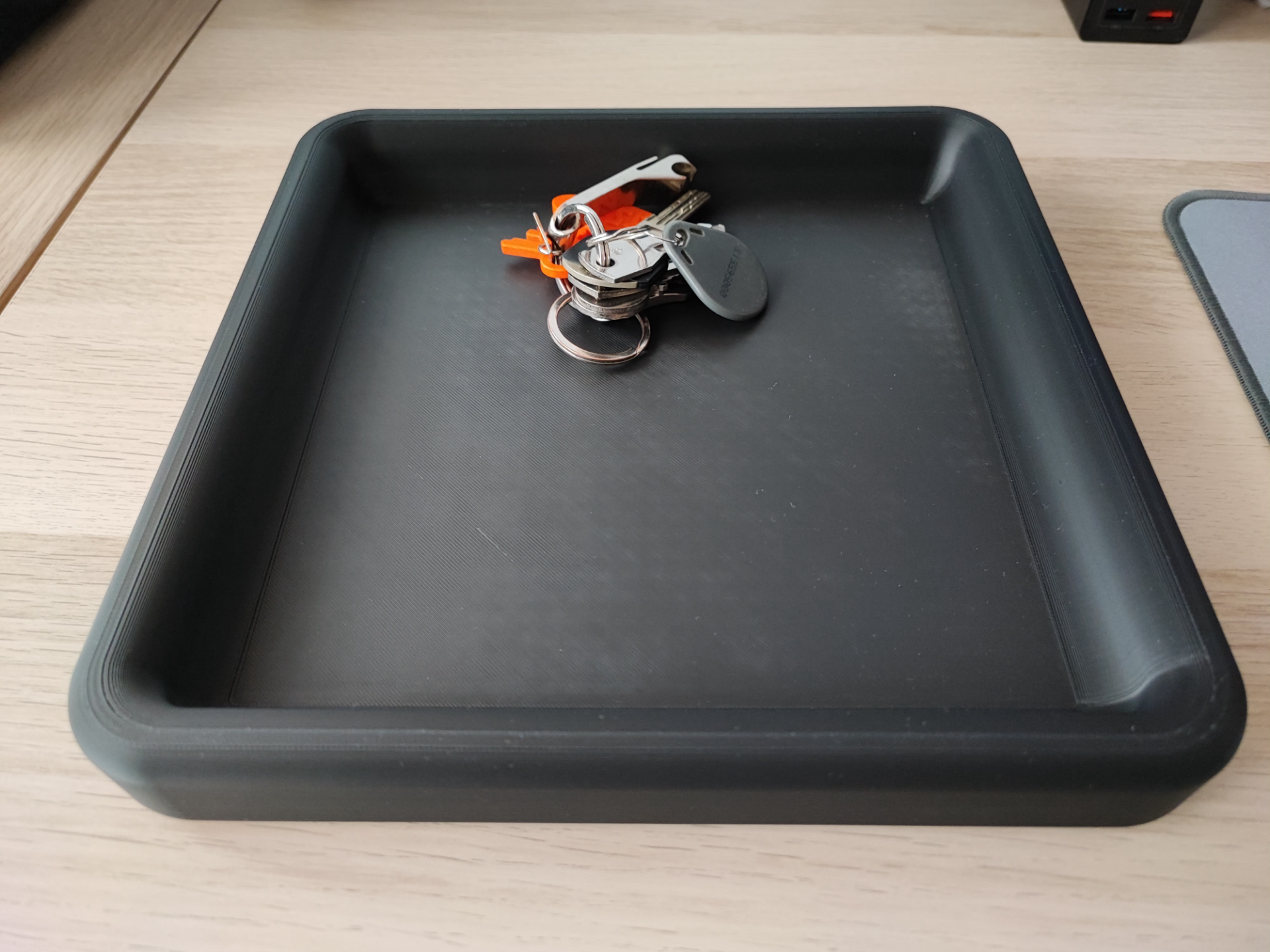 Minimalist Large Key Tray