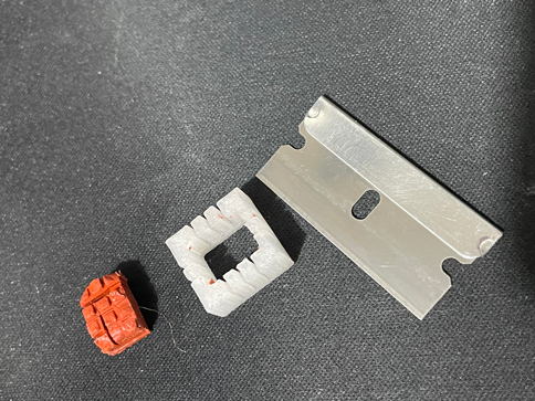Nozzle Wiper Mold for using Silicone Gasket Maker