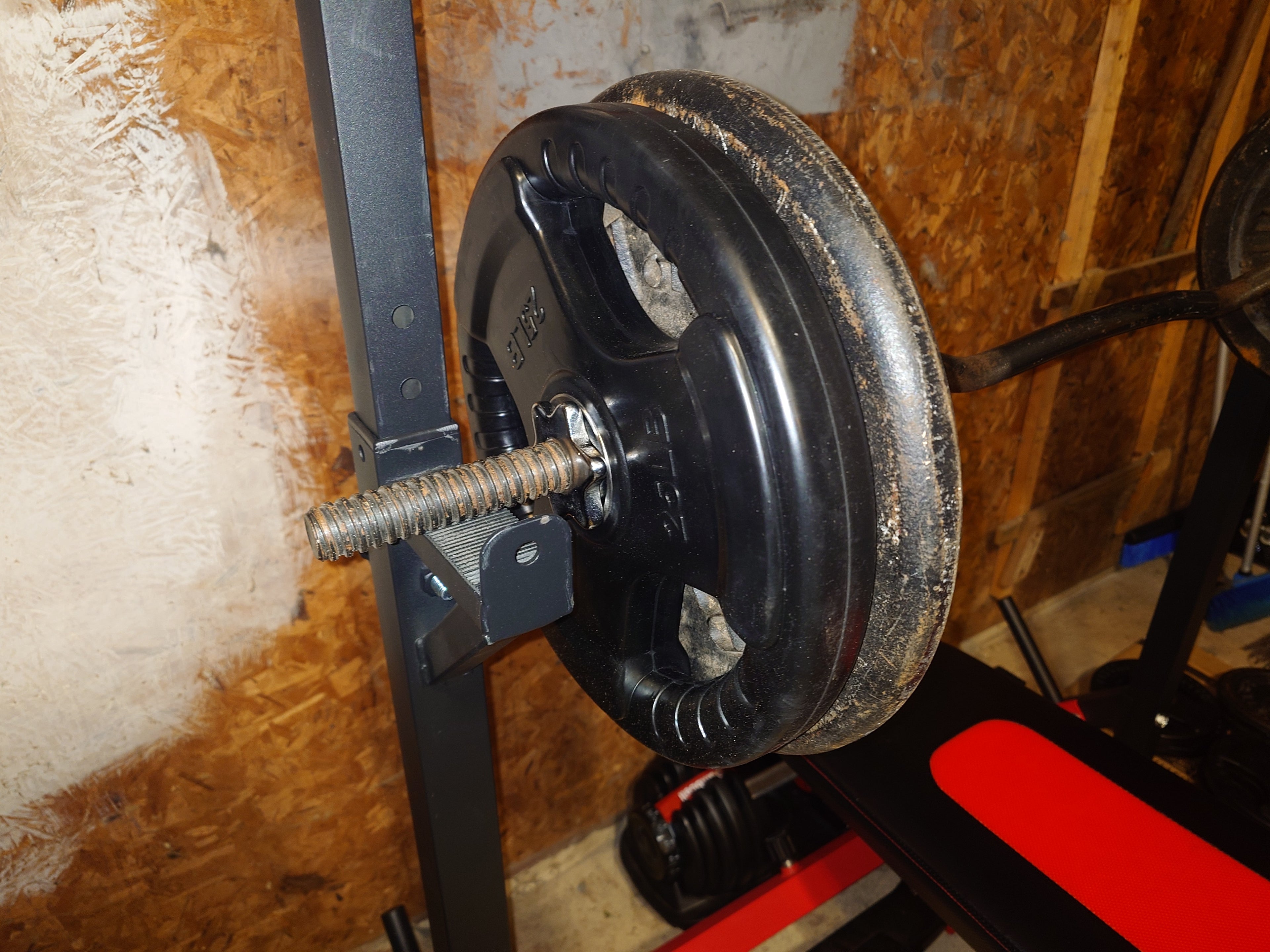 Customizable Olympic Plate Barbell Adapter