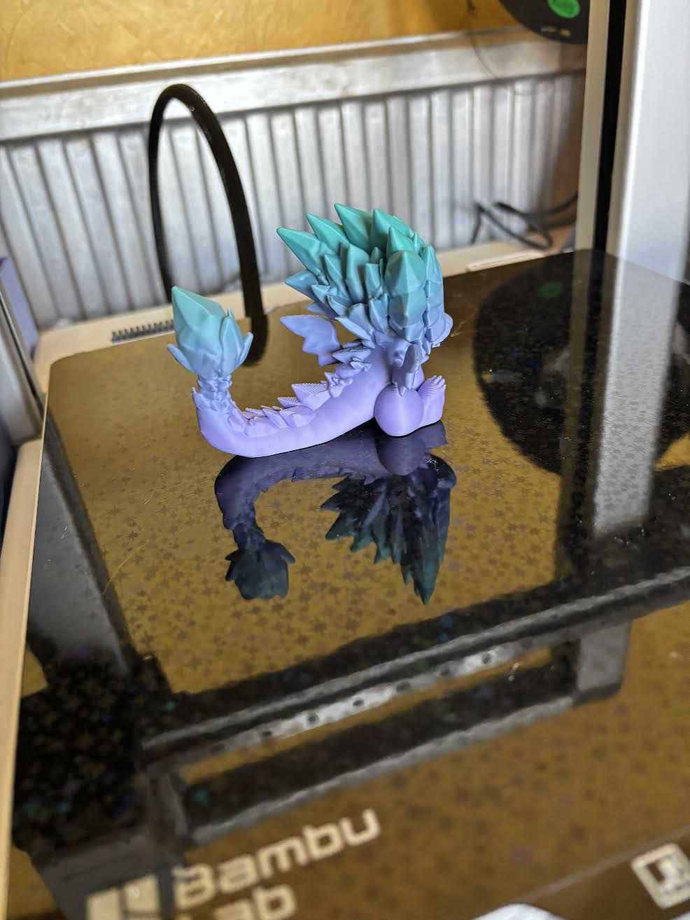 Crystal Dragon Figurine
