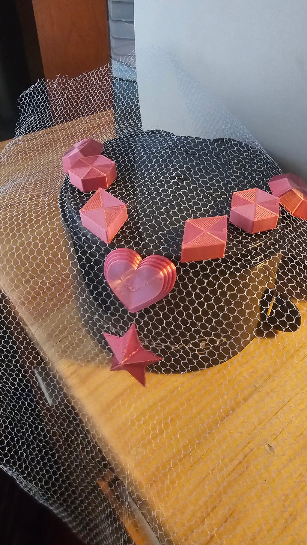 Necklace on Fabric