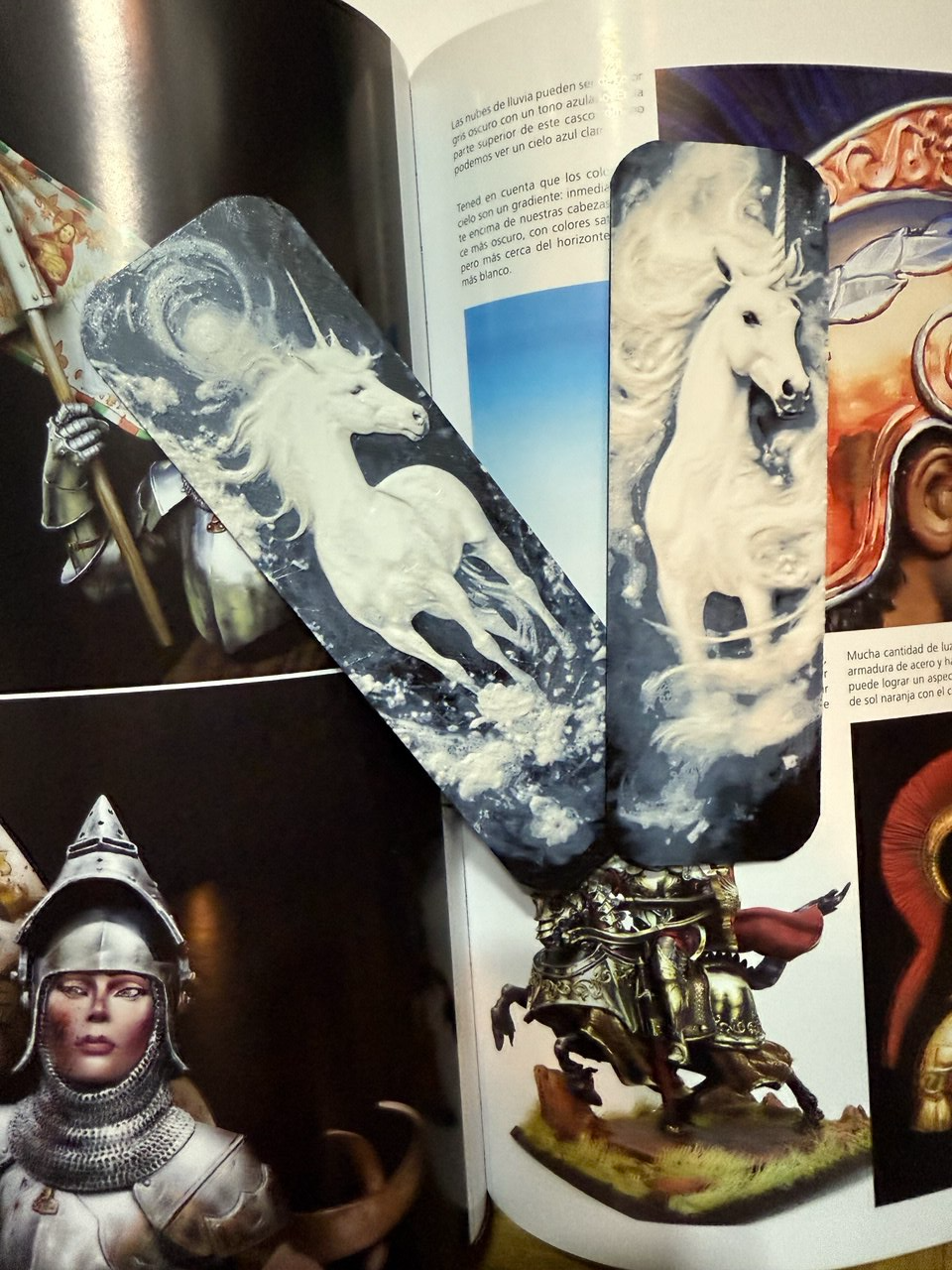 Set of 4 Unicorn Fantasy Bookmarks