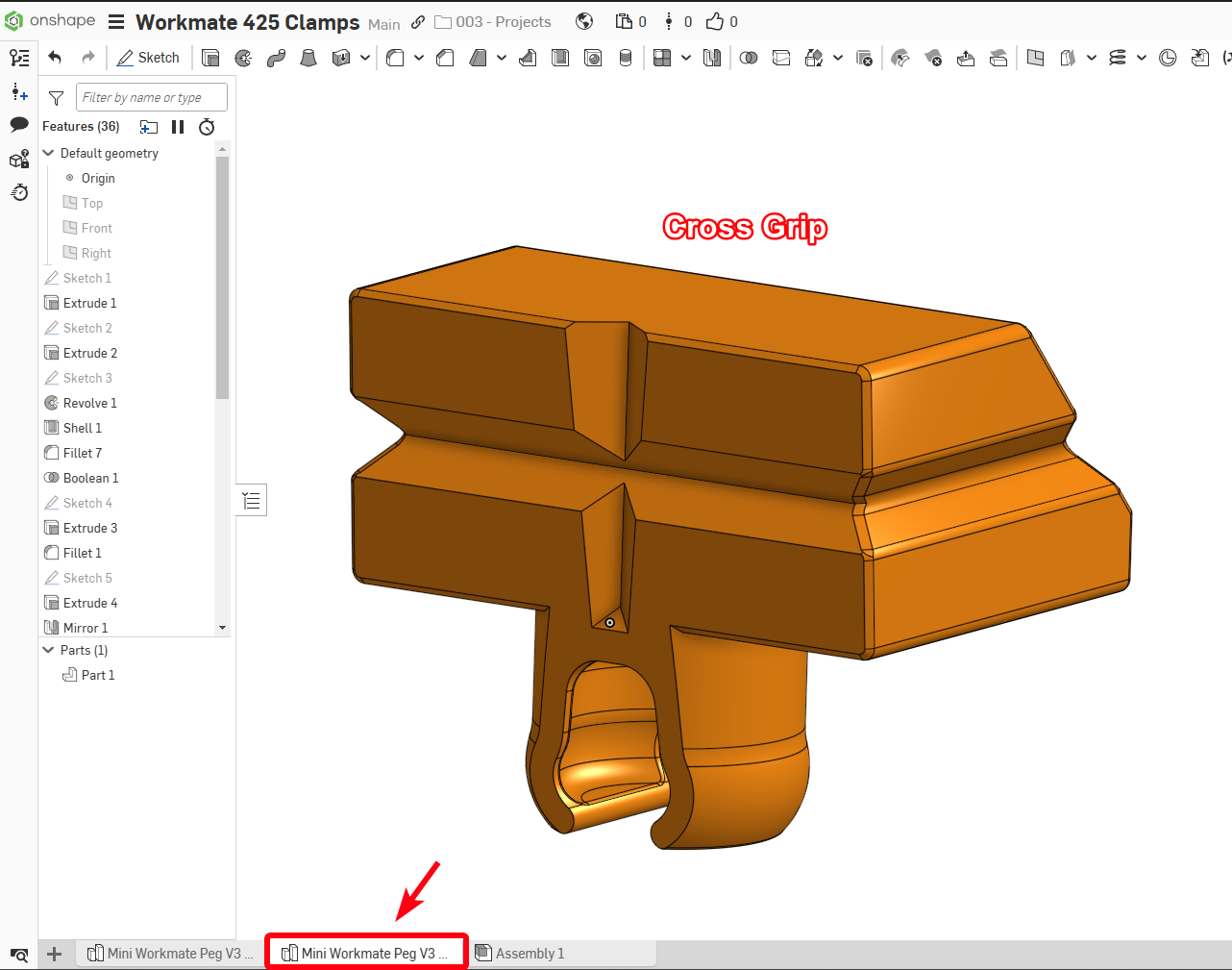 Workmate Bench Clamp Swivel Pegs (For 20mm hole)