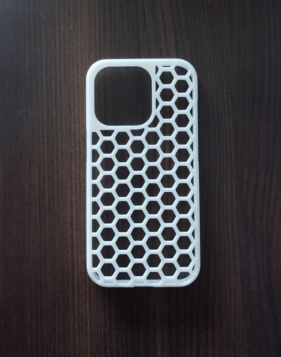 Iphone 15 PRO - Cover Hexagon design