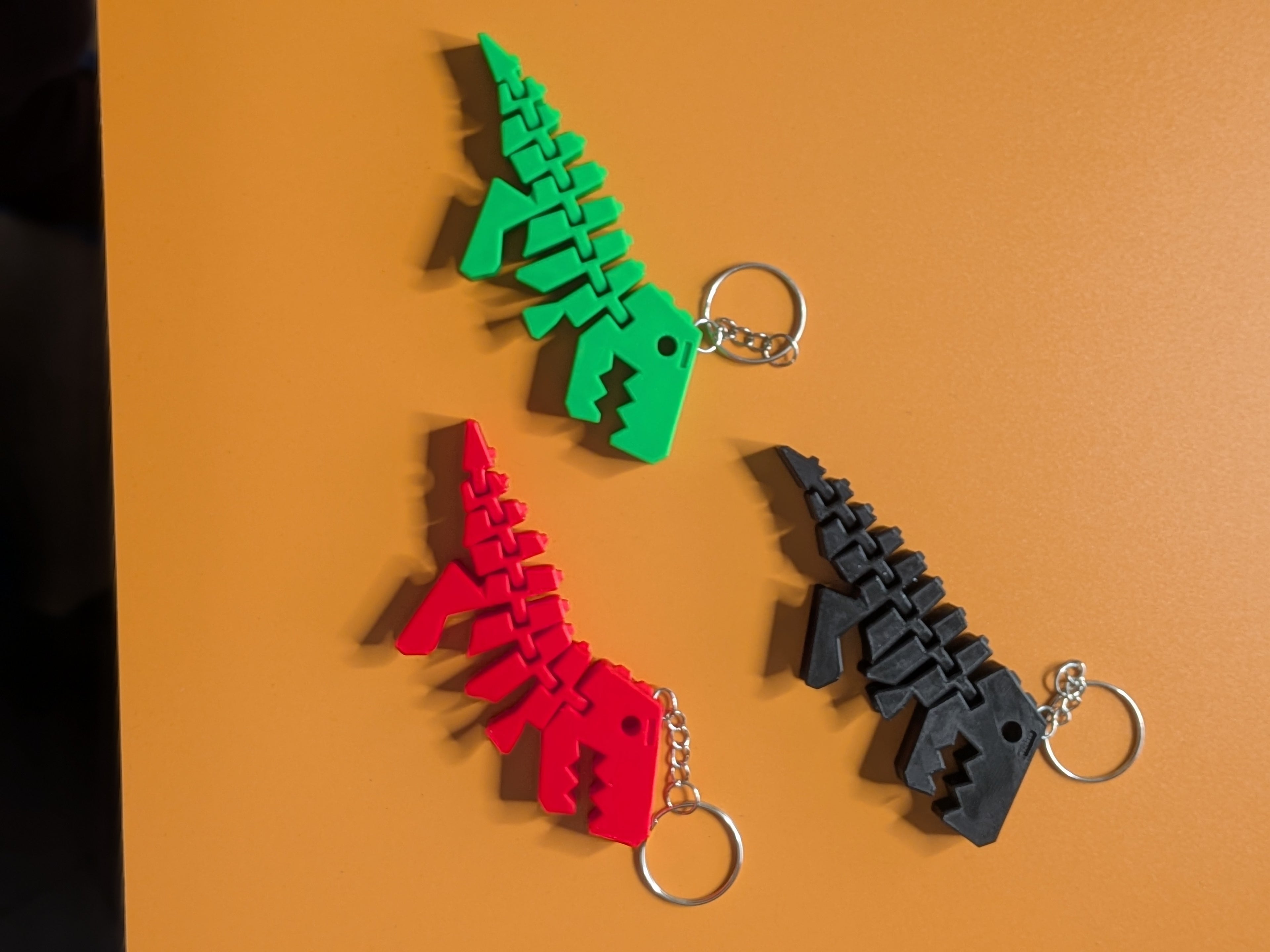 Flexi Rex Keychain