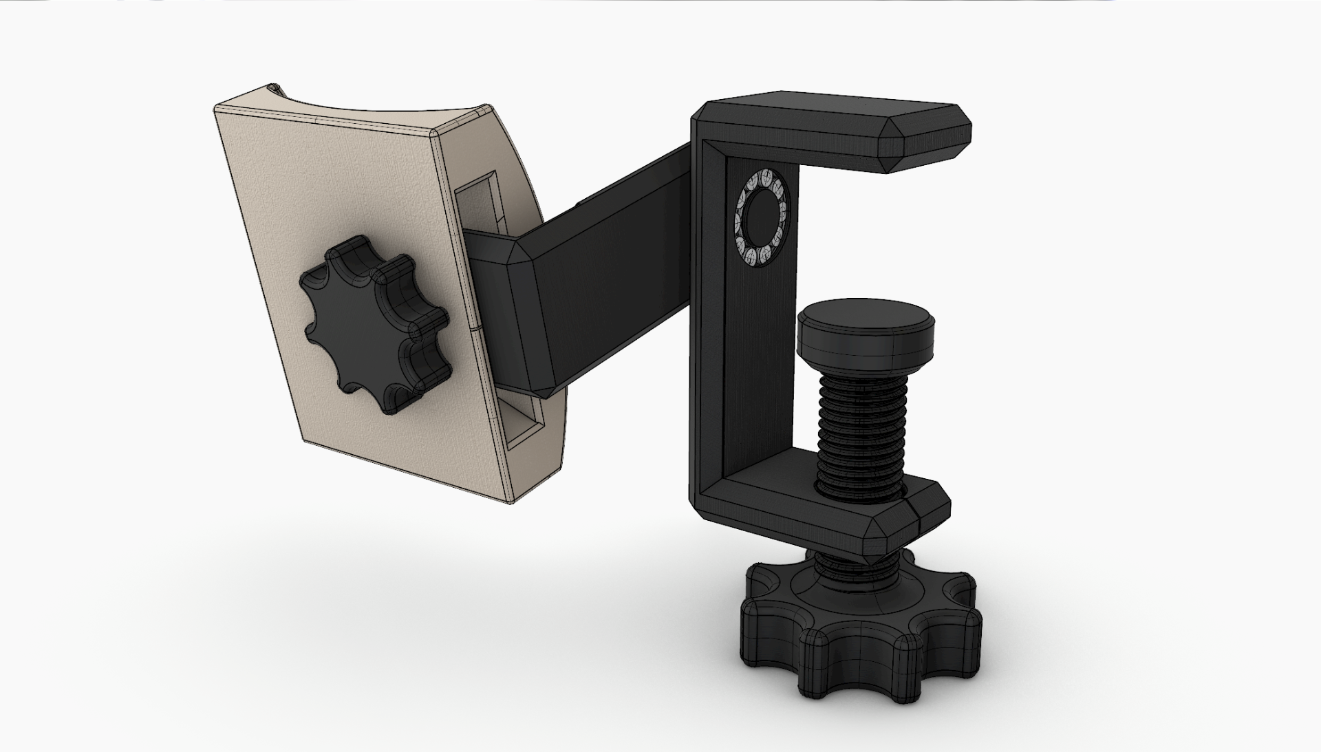 Clamping Headphones Rest (v2 updated)