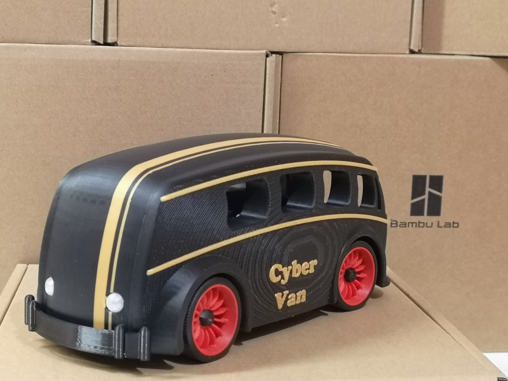Cyber Van - VW Combi - Cyberbrick - RC