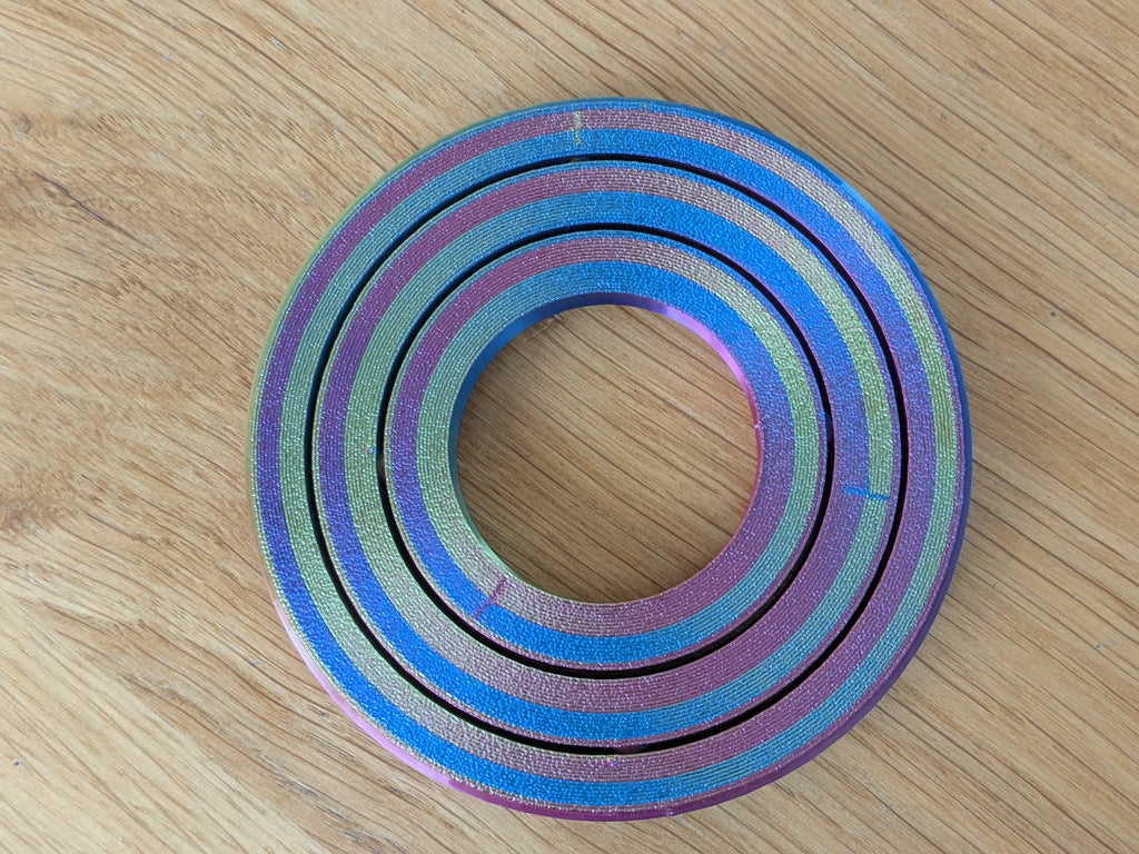 Raptor Gimbal 2 axis print in place fidget toy