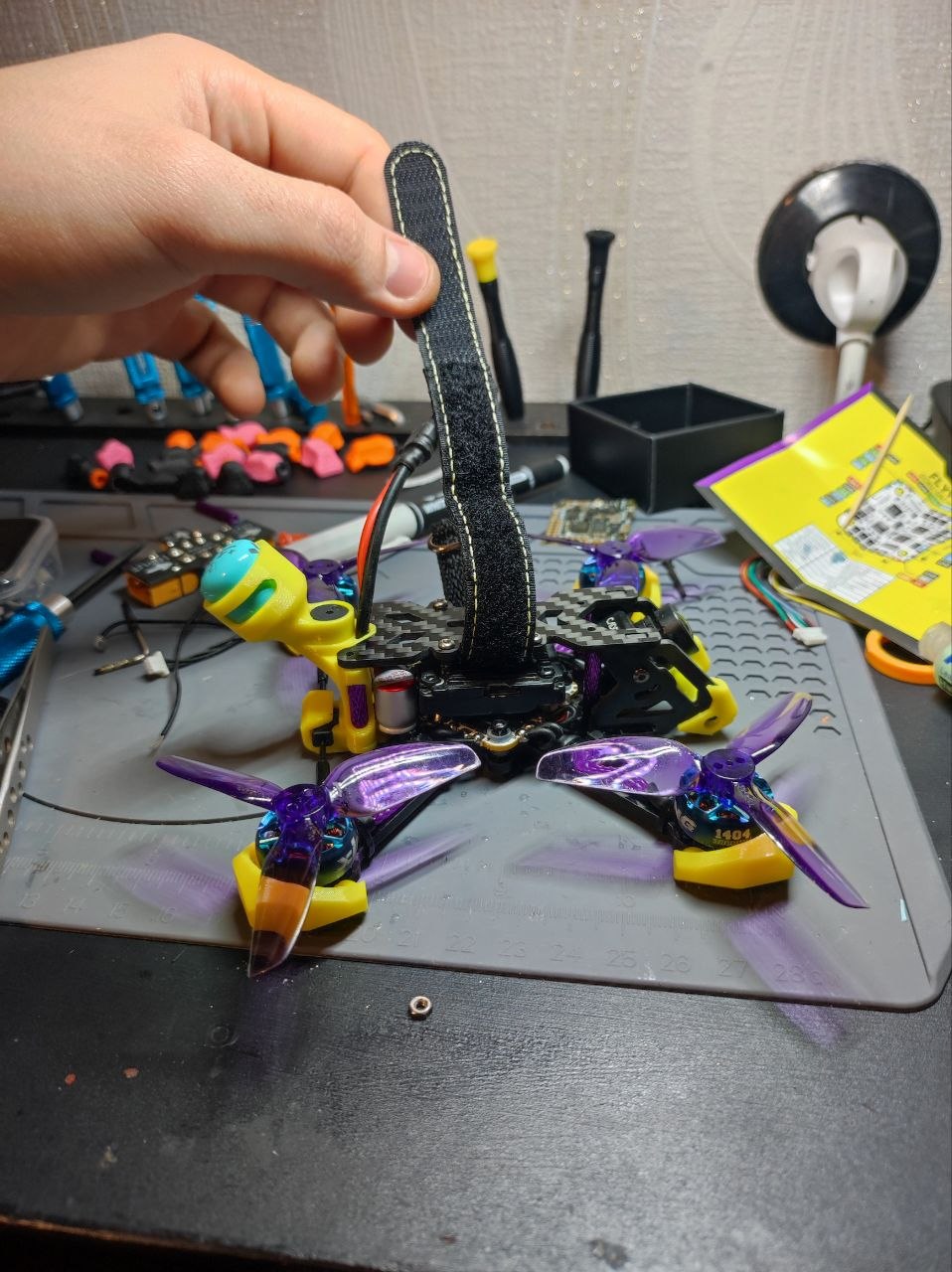 Lightweight 3 inch drone frame STRIDER