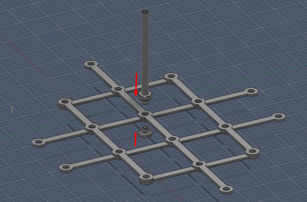 Flexible Paint Station stand base - A4 - 18 clips