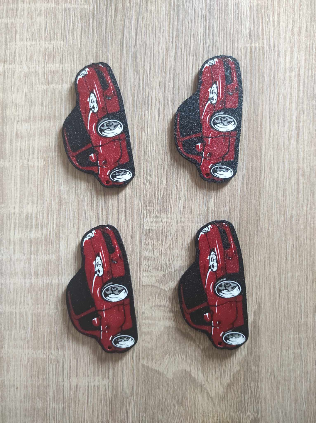 Tooned Mazda MX-5 keychain (Miata NB)